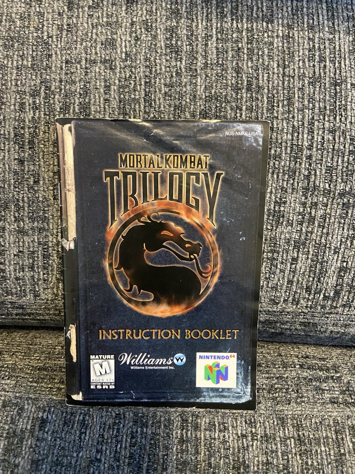 Nintendo 64 Mortal Kombat Trilogy With Box And Manual (used Condition)