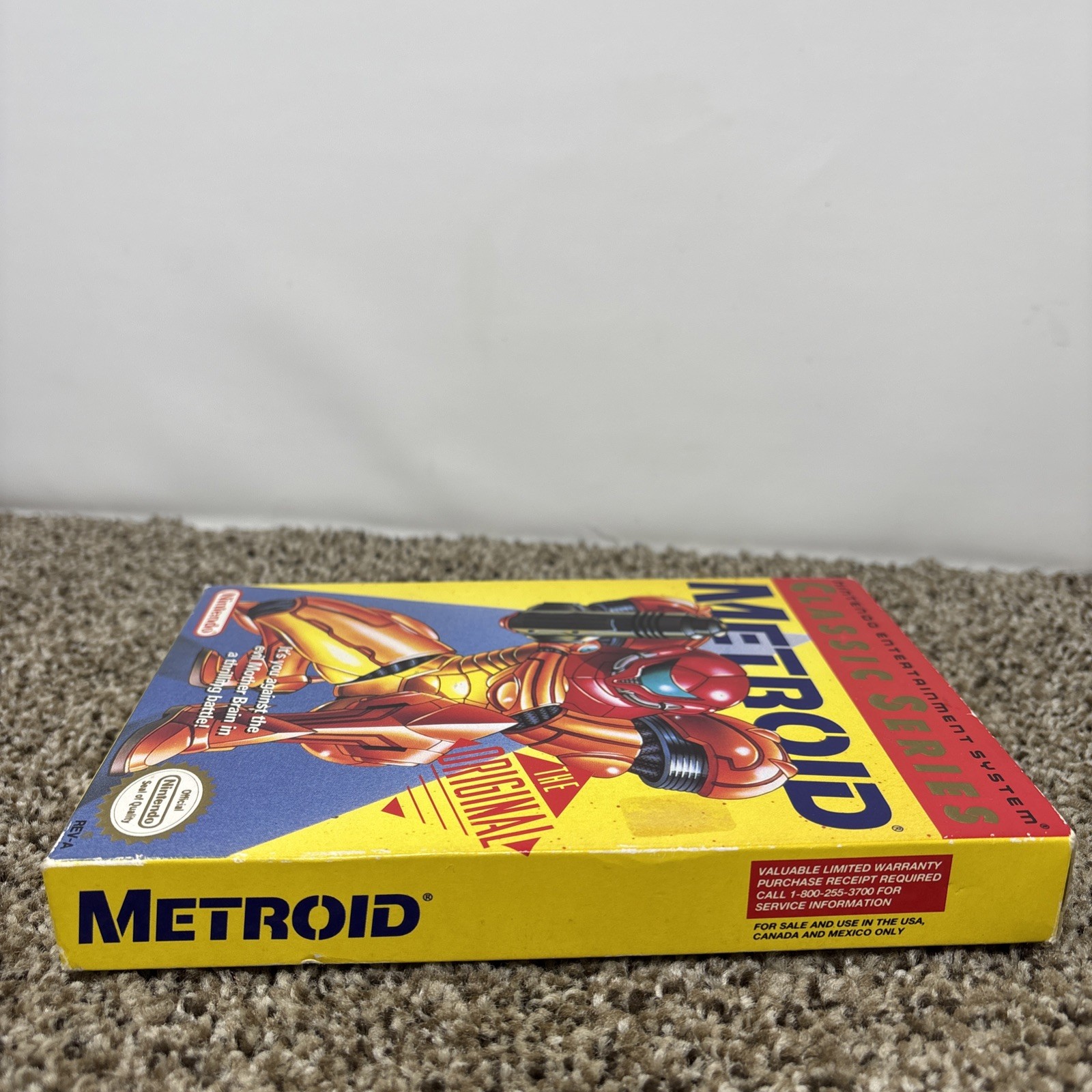 Metroid Classic Series Nintendo NES CIB Complete Box Manual NES-MT-USA-1 Japan