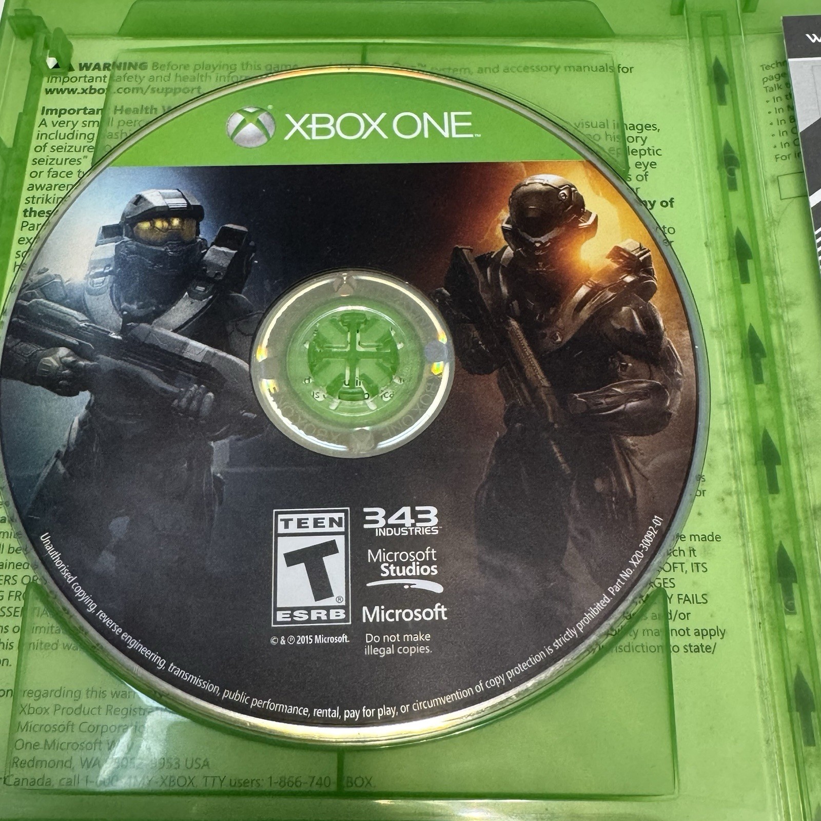 Halo 5 Guardians Xbox One Complete CIB Tested Working Microsoft 343 Industries