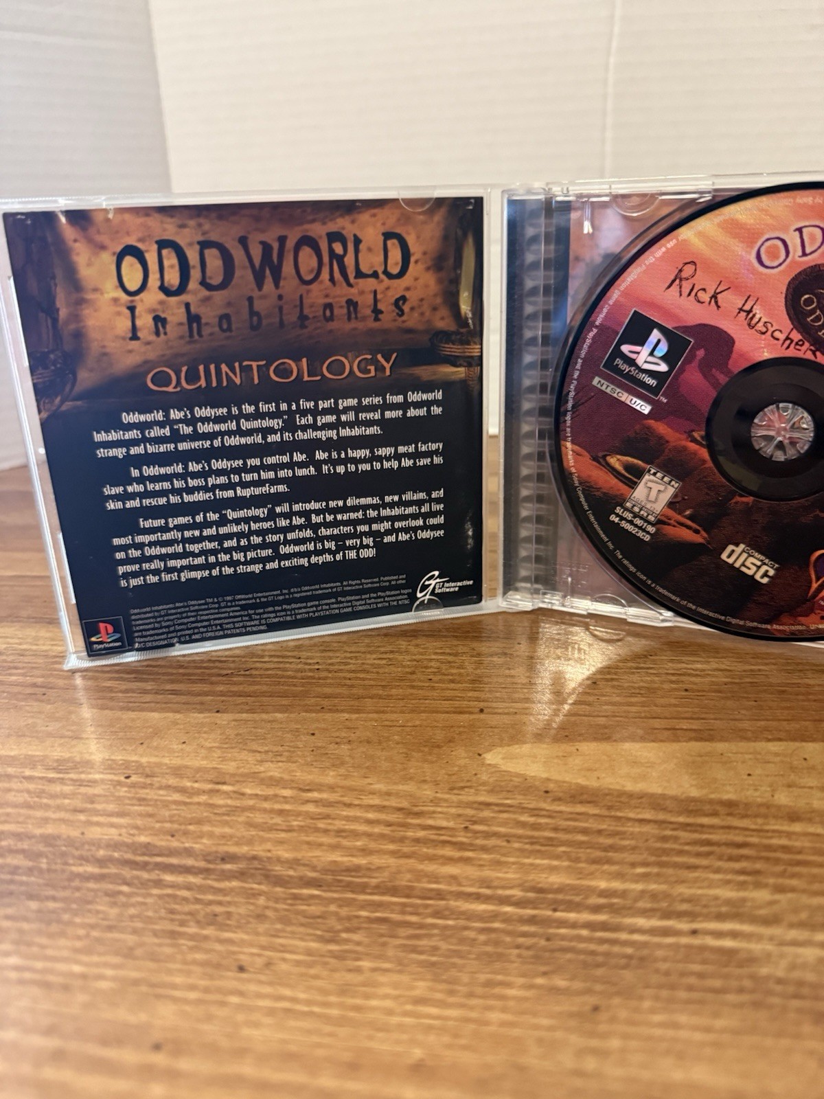 Oddworld Abe’s Oddysee (Playstation 1 PS1) CIB and Tested