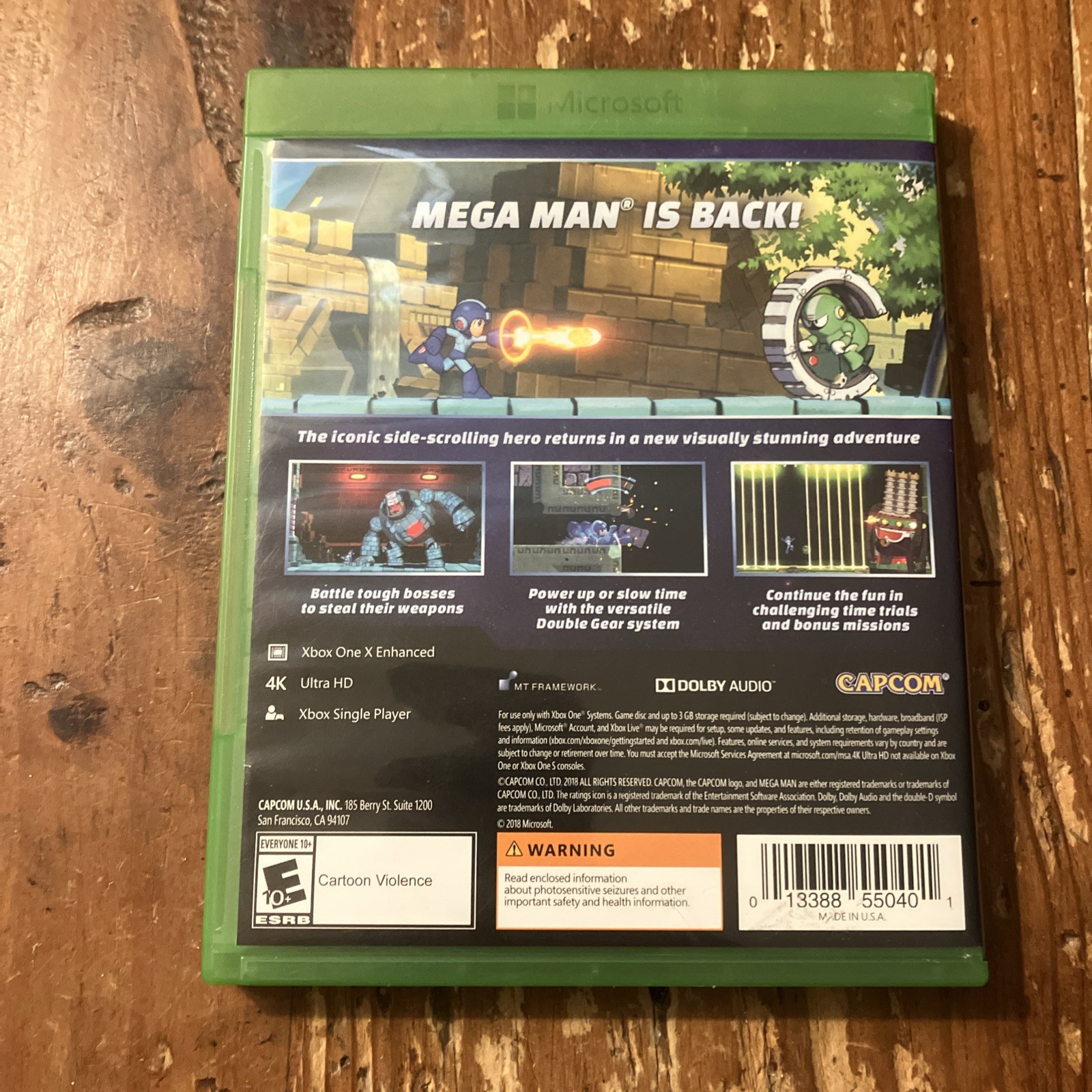 Mega Man 11 (Microsoft Xbox One, 2018) CIB