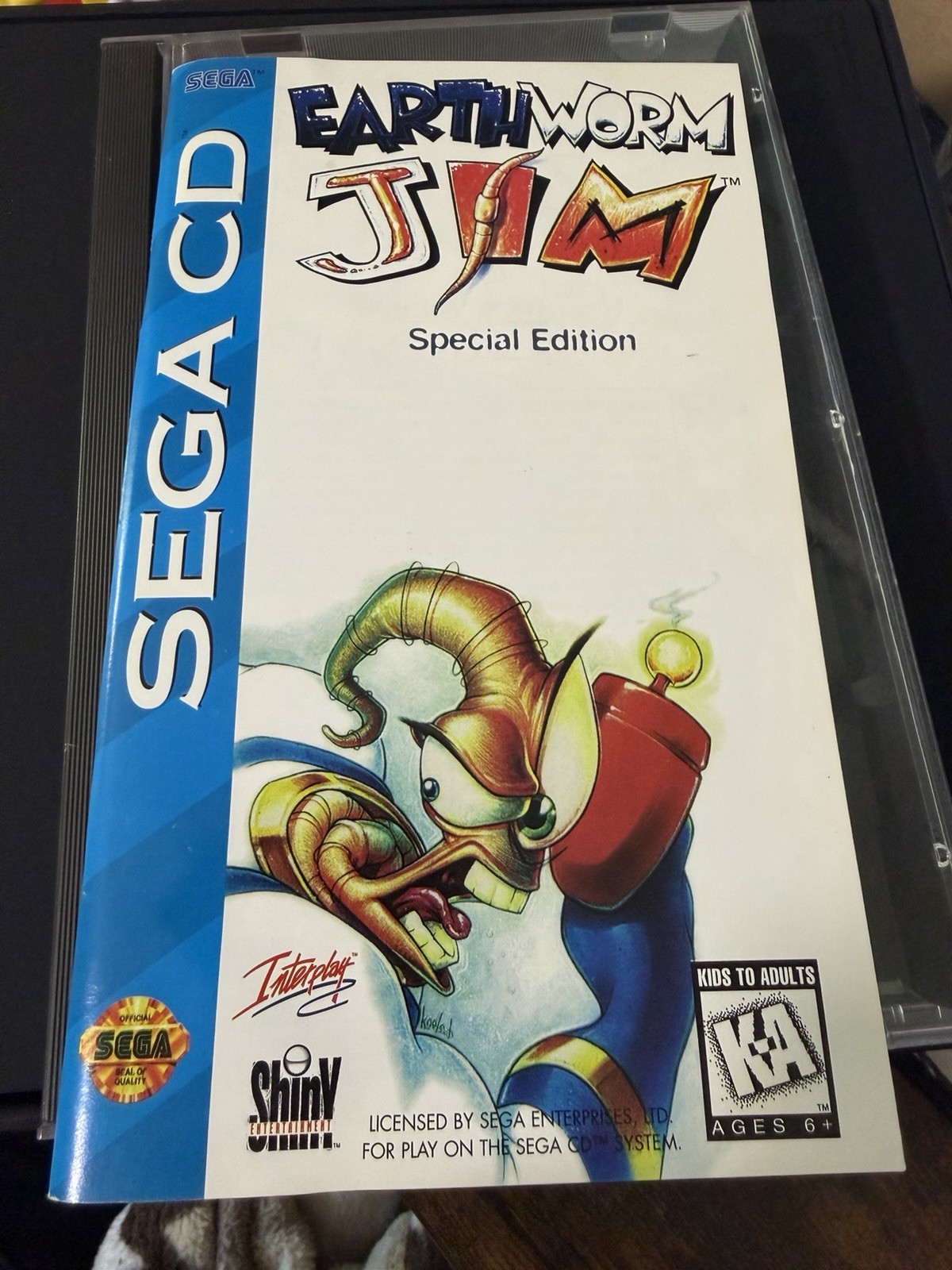 Earth Worm Jim Special Edition Sega CD CIB TESTED