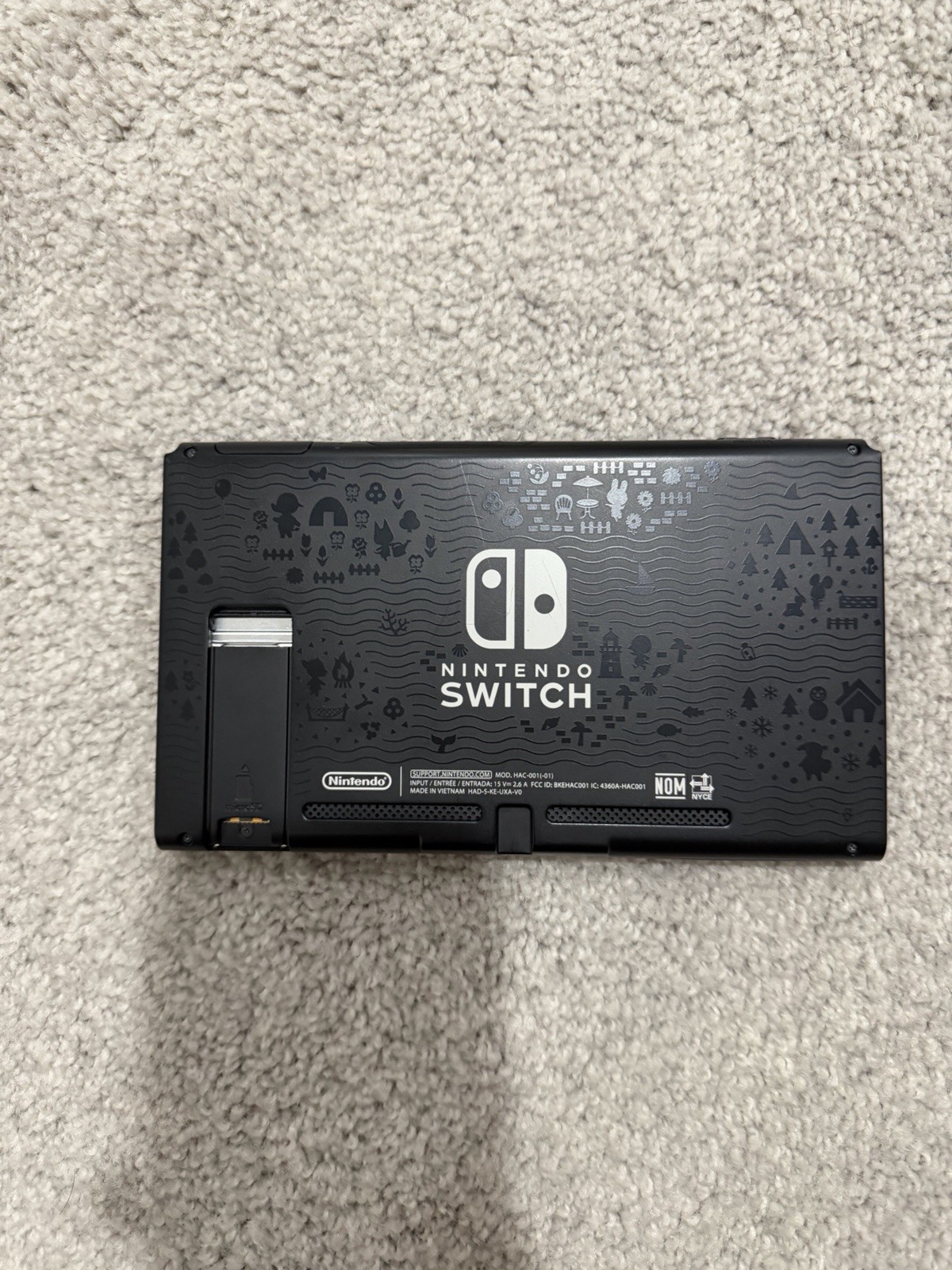 Nintendo Switch V2 Animal Crossing Edition Console Only | No Power | Screen Work