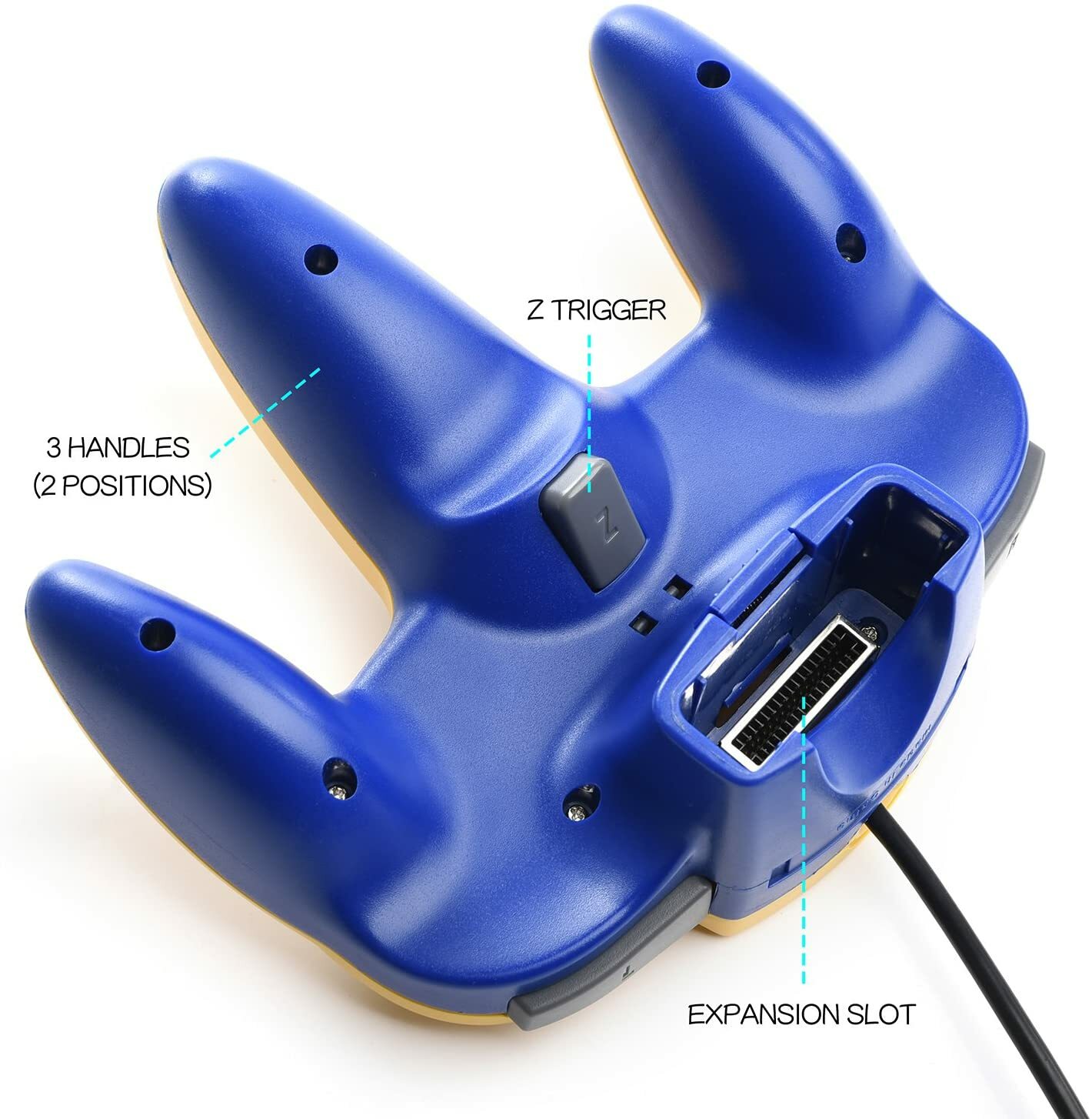2Pack N64 Controller Joystick Gamepad Long Wired for Classic Nintendo 64 Console