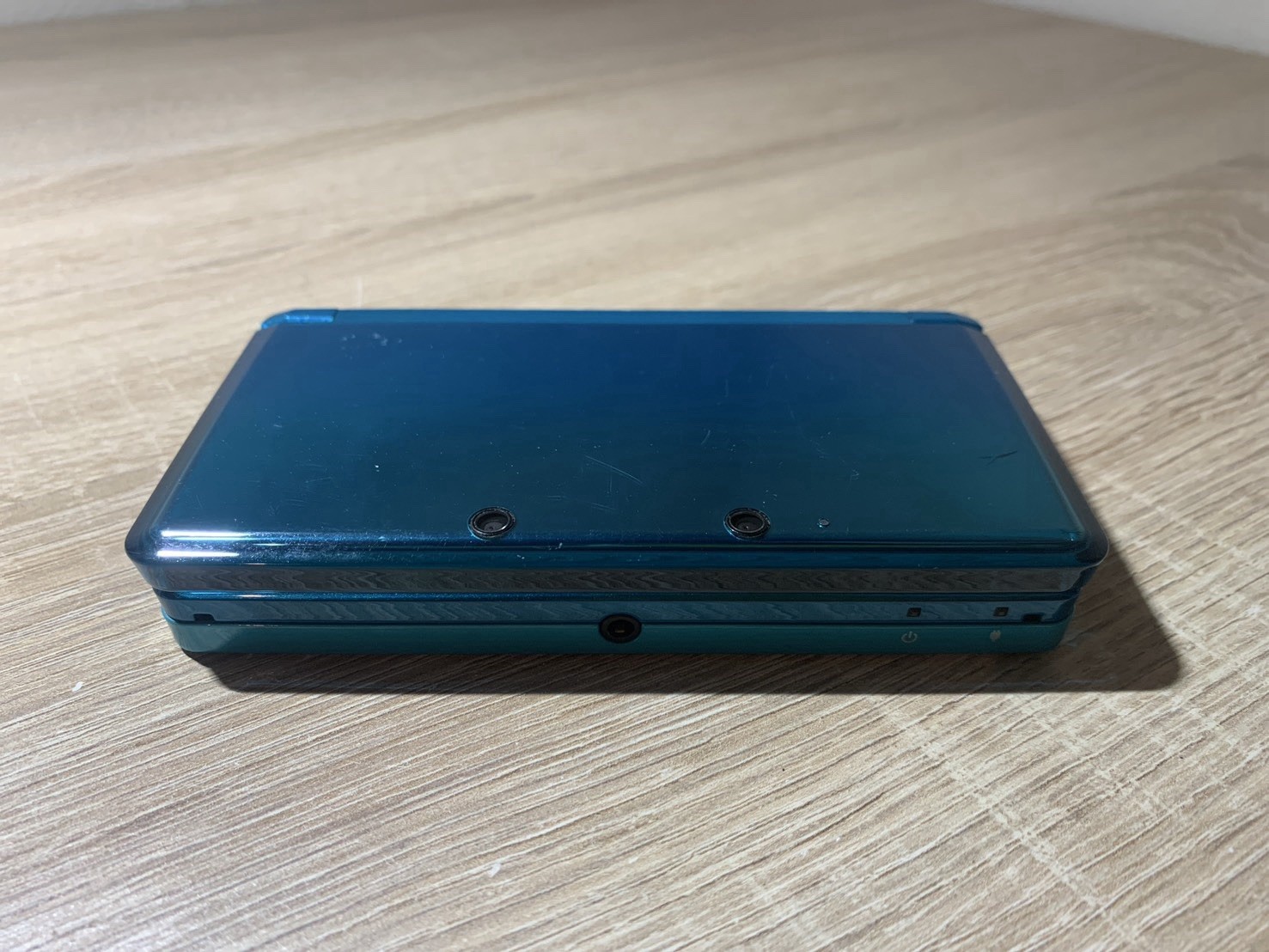 1405 Nintendo 3DS Aqua Blue Good TESTED