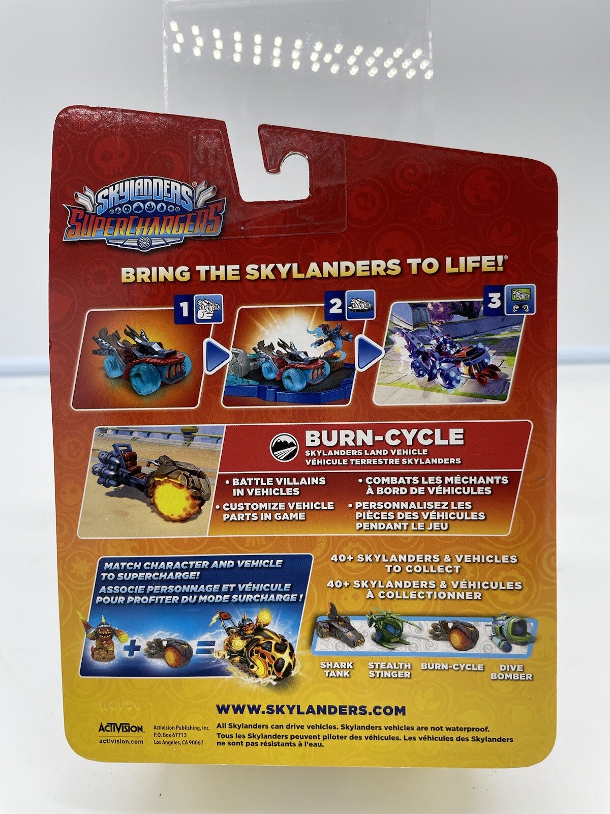 Skylanders SuperChargers Vehicle Burn Cycle New Sealed Activision