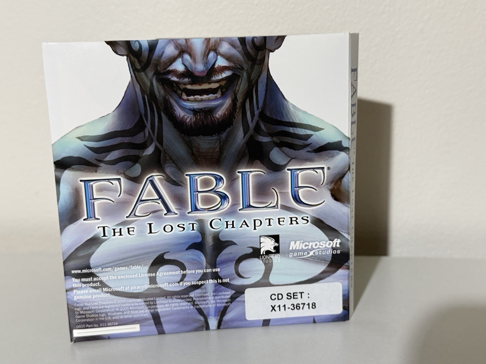 Microsoft Game Studios Fable: The Lost Chapters PC 2005 MA15+ RPG Manual