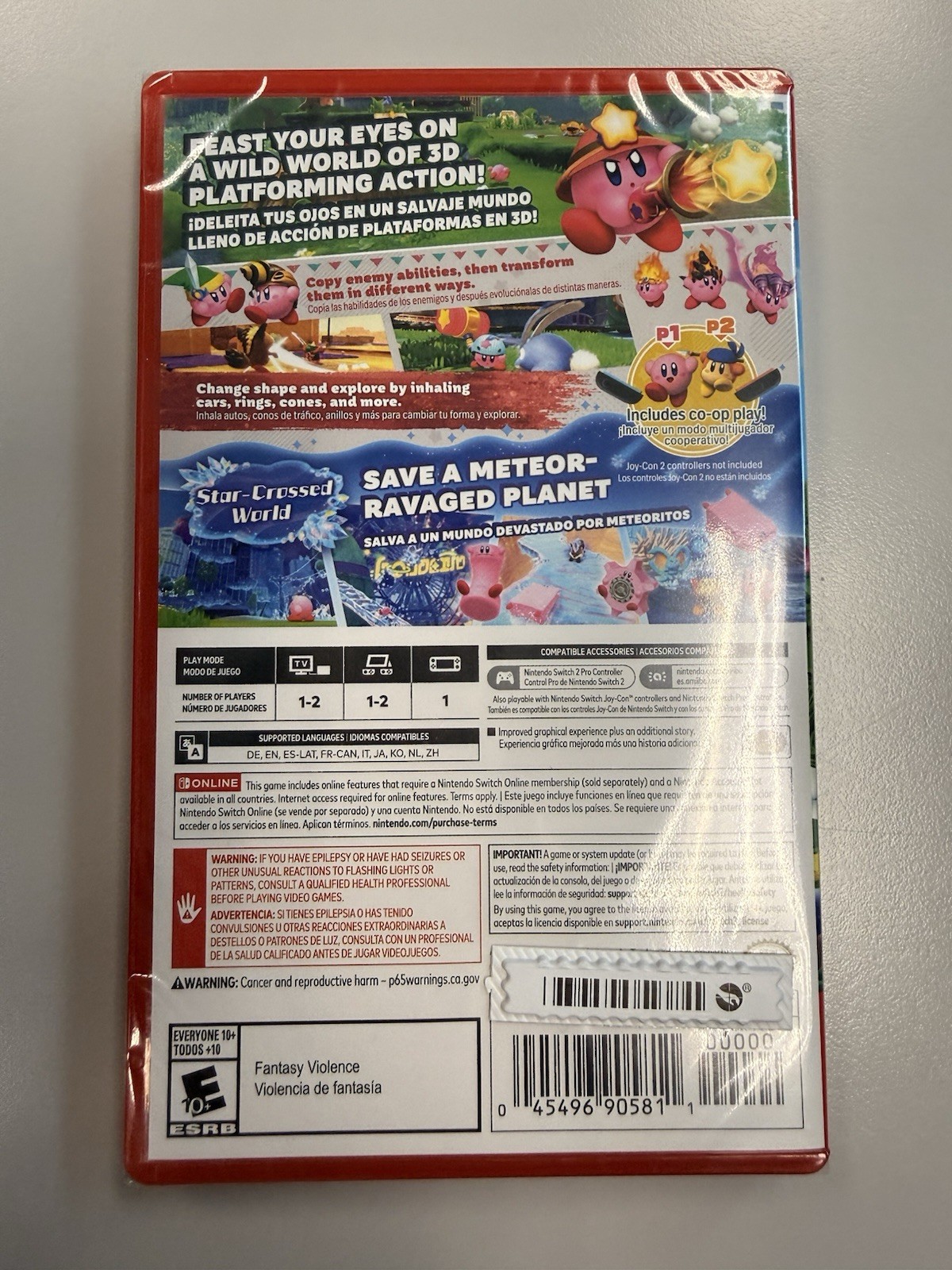 Kirby And The Forgotten Land – Nintendo Switch 2 Edition + Star-Crossed World –