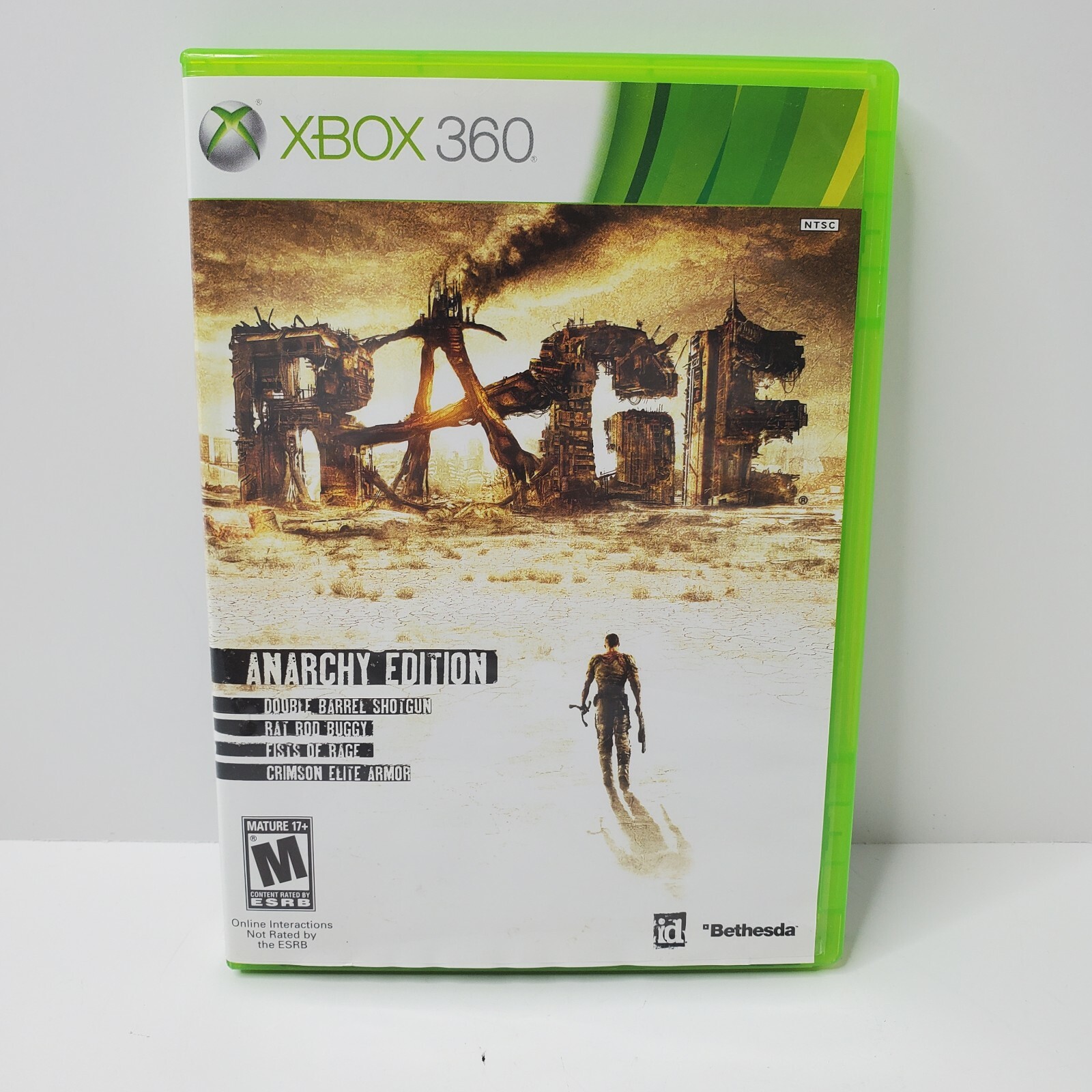 Rage (Microsoft Xbox 360, 2011, 3-Discs) Anarchy Edition – Includes Manual
