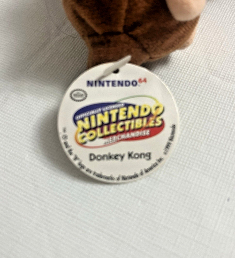 Nintendo 64 Collectibles -7″ DONKEY KONG – Mario Bros. Toy Site Beanbag