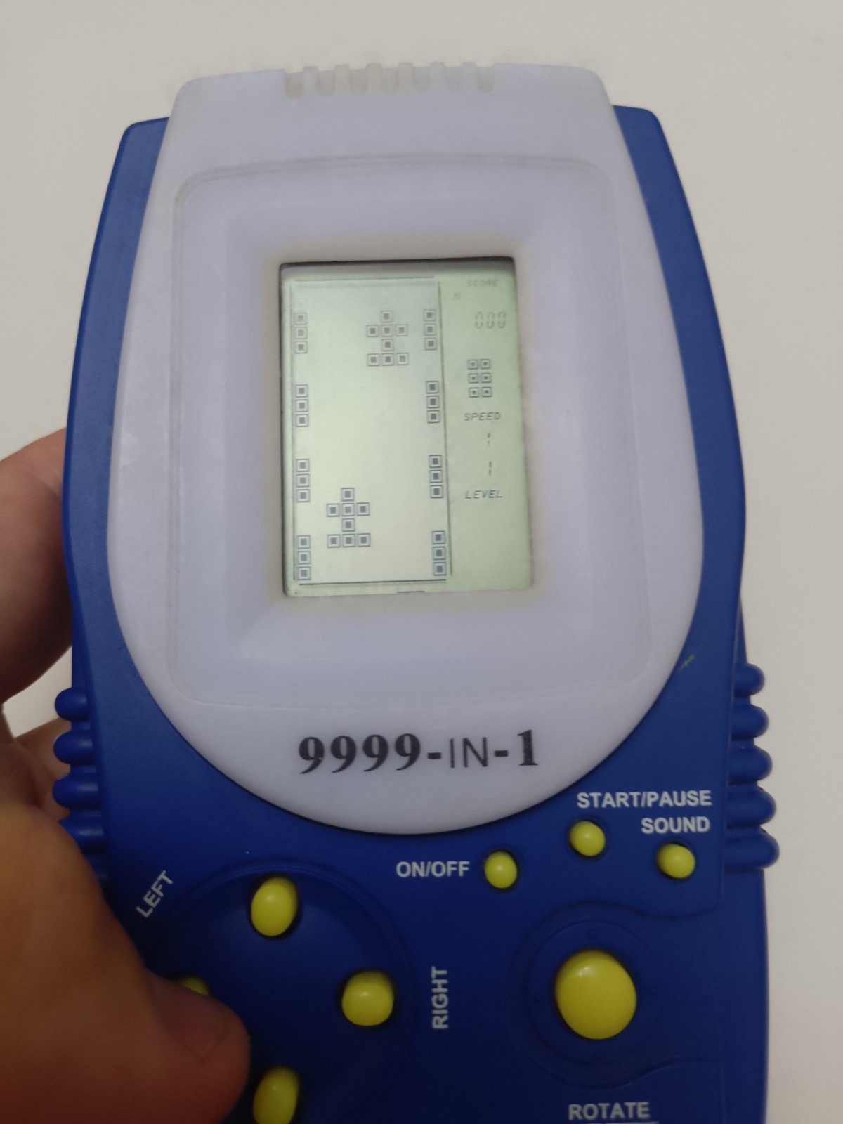 TESTED Apollo 9999in1 Brick Game Vintage 90’s Handheld Gaming Console retro blue