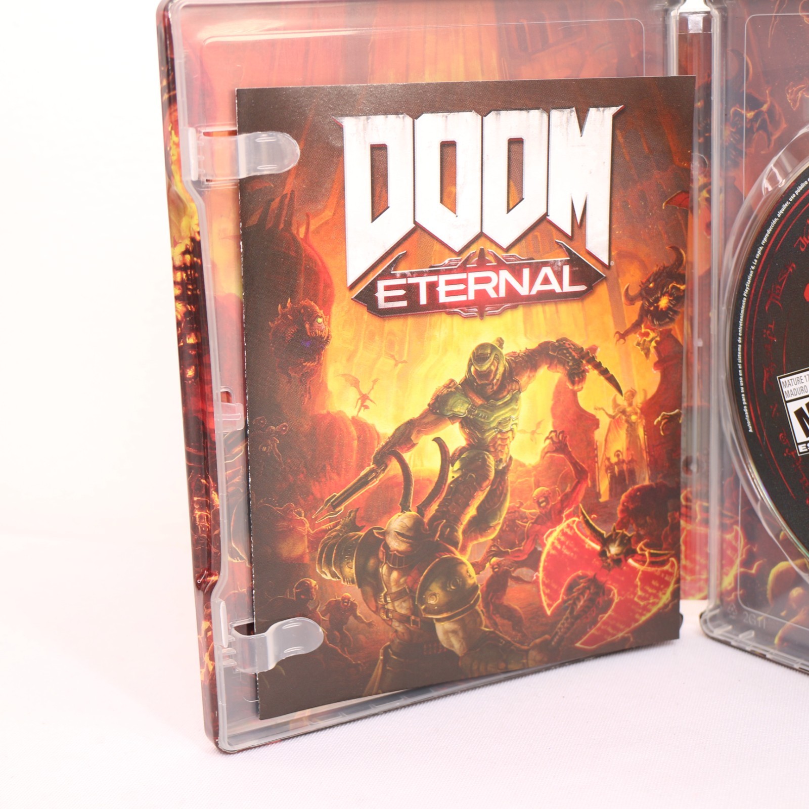 Doom Eternal Video Game Disc USED Sony PlayStation 4, 2020 First-Person Shooter