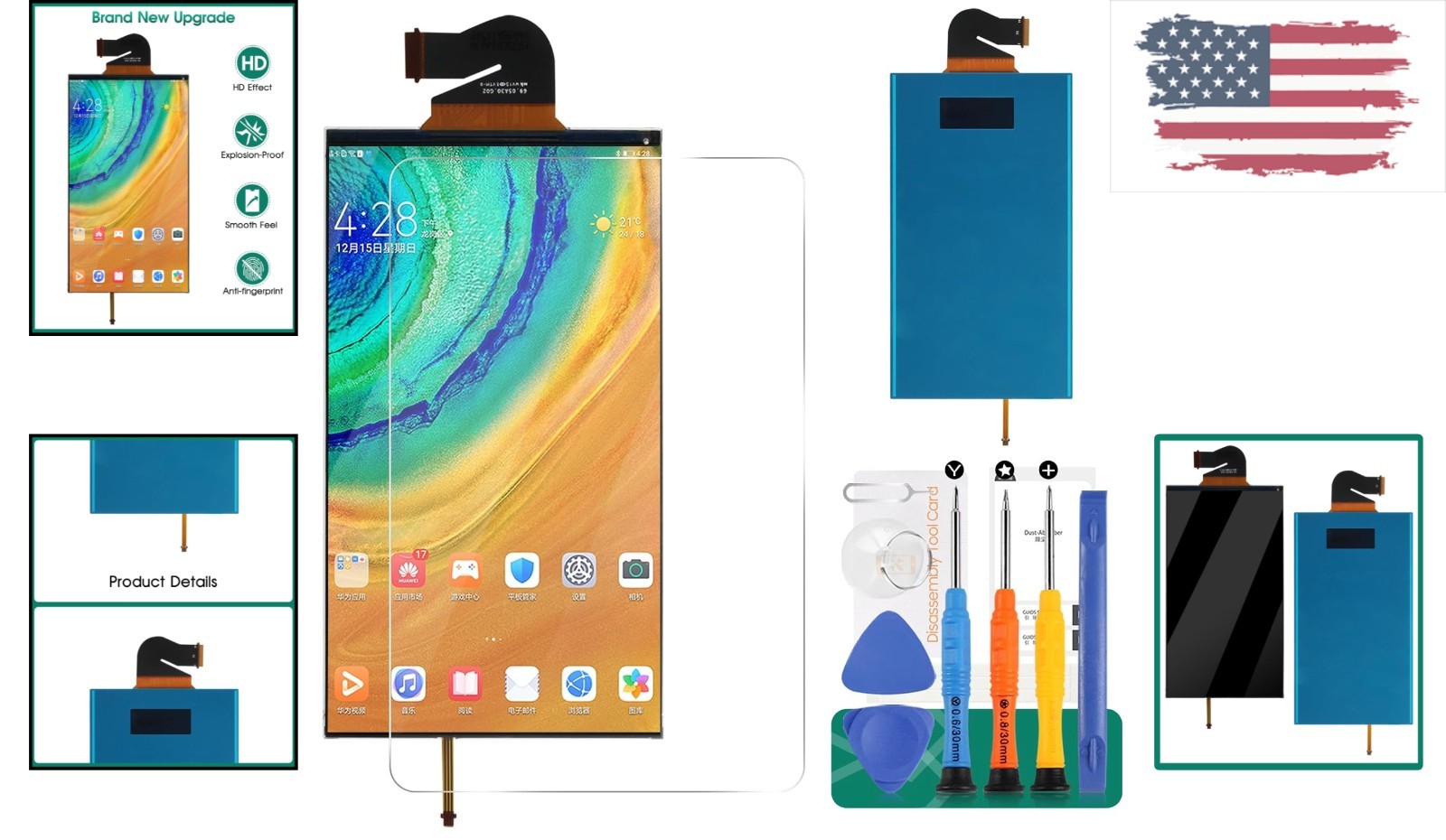 Restore Your Switch Lite with Our Quality LCD Screen Replacement – 7.52 in Size