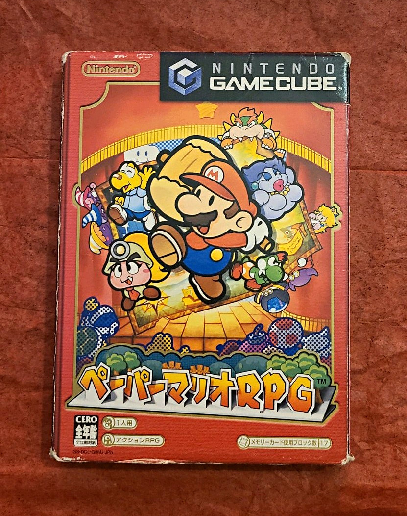 Paper Mario RPG Thousand-Year Door GameCube Complete CIB Japan Import US Seller