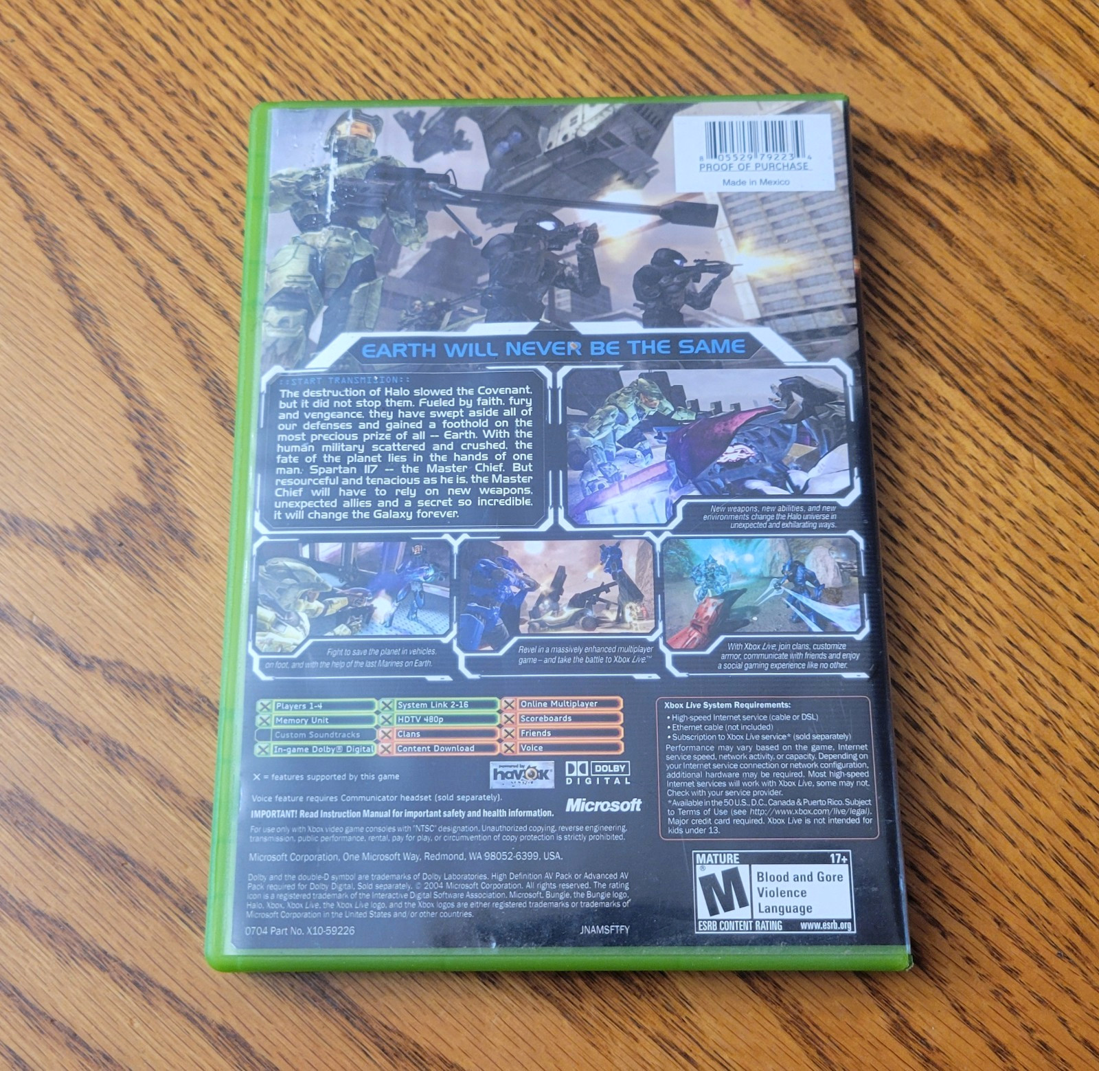 Halo 2 (Original Xbox, 2004) Black Label – Complete – Tested – Fast Shipping!!