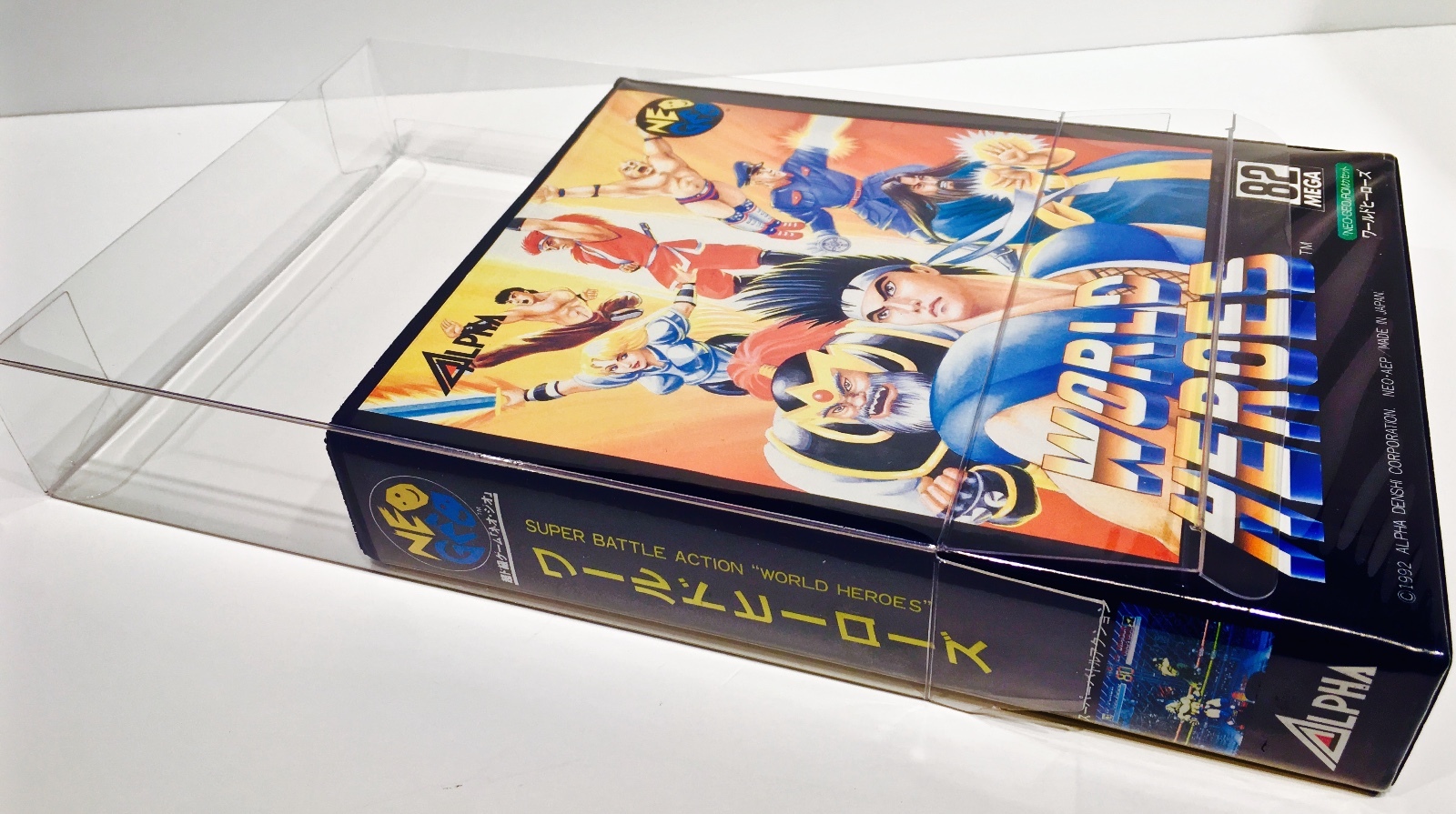 15 Box Protectors for NEO GEO AES Game Boxes Standard / Clamshell Display Cases