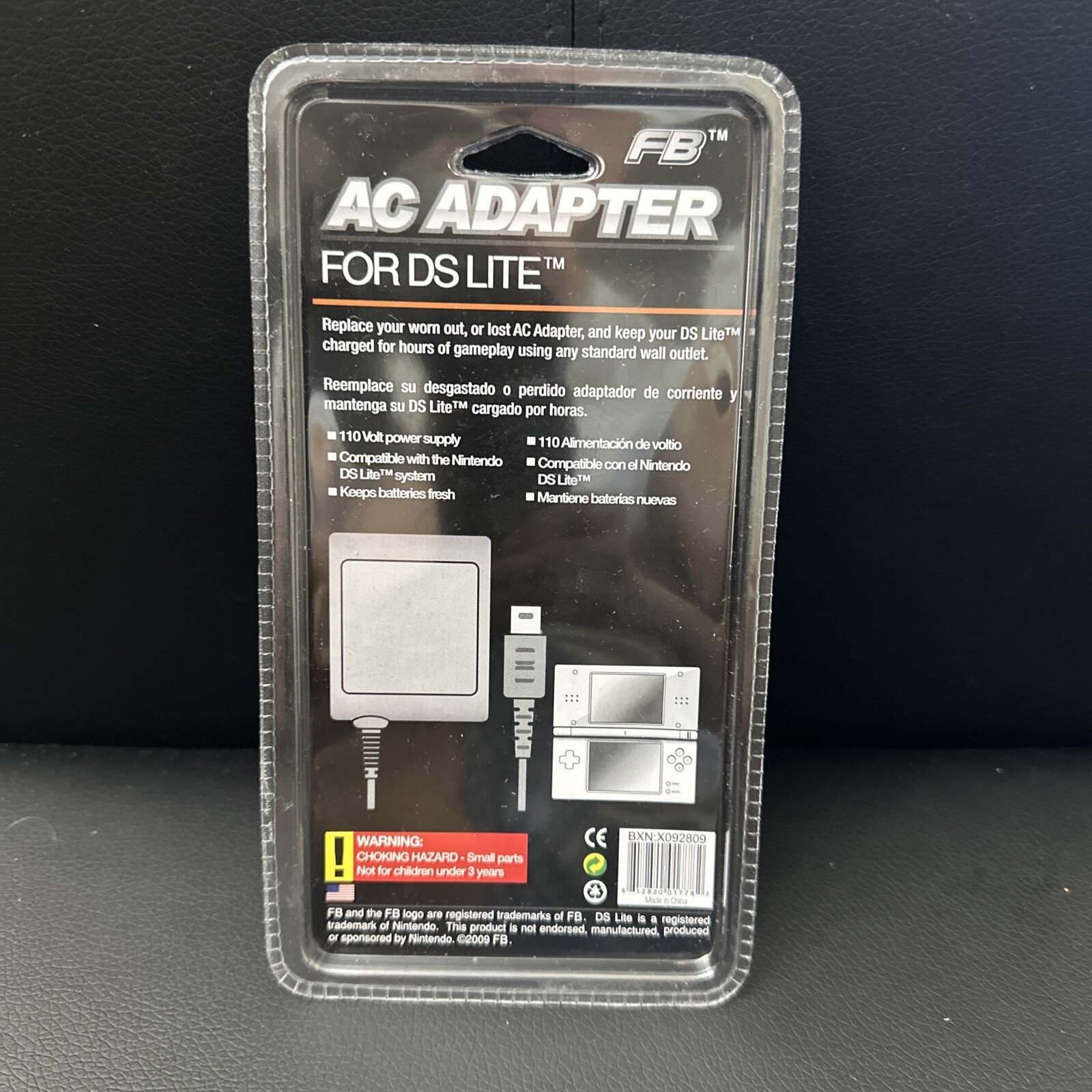 FB T0812 3.6 ft 100-240v Nintendo 3DS Charger