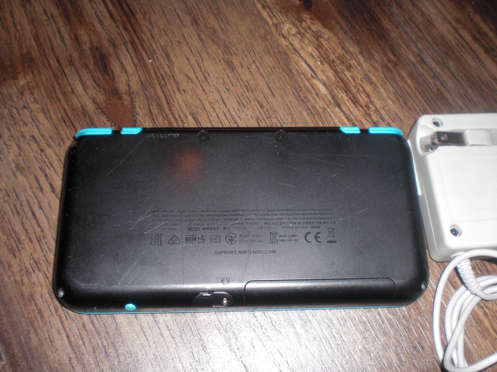 Nintendo New 2DS 3DS XL Console Black Blue Plays 3DS DS 2DS Games System TESTED