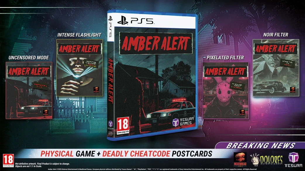 Amber Alert – Playstation 5 – Brand New Factory Sealed