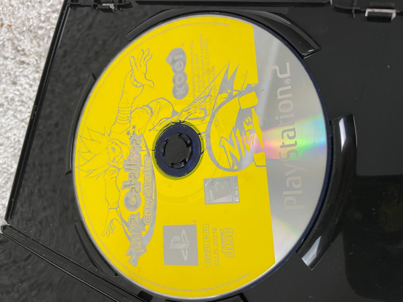 Sony PlayStation 2 Koei 2001 Yanya Caballista City Skater Rated E Untested