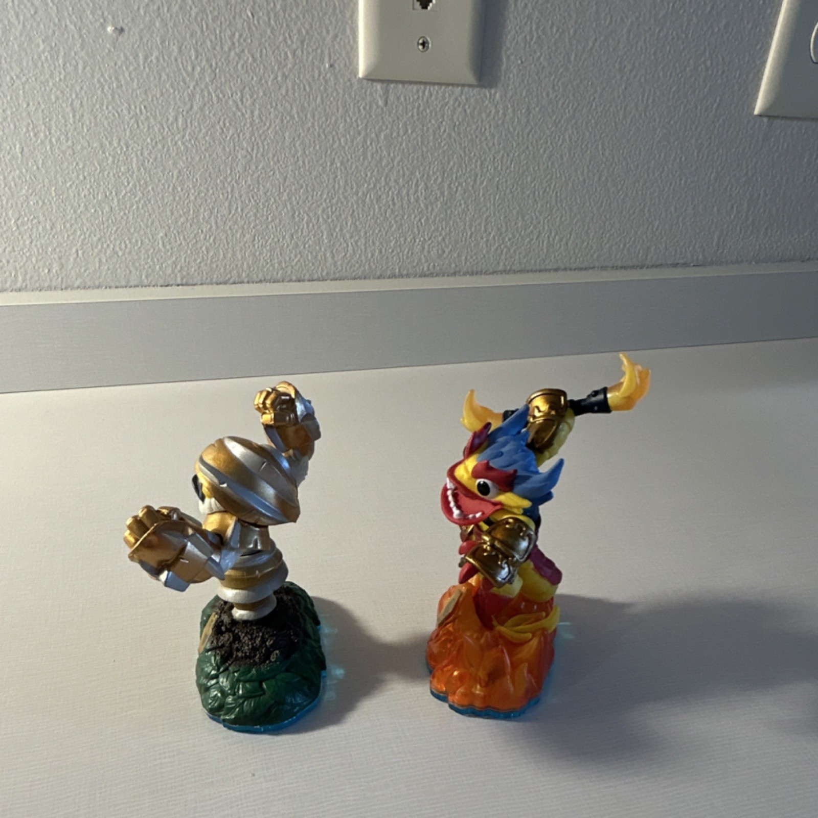 Skylanders Swap Force Figure Lot Grilla Drilla & Fire Kraken