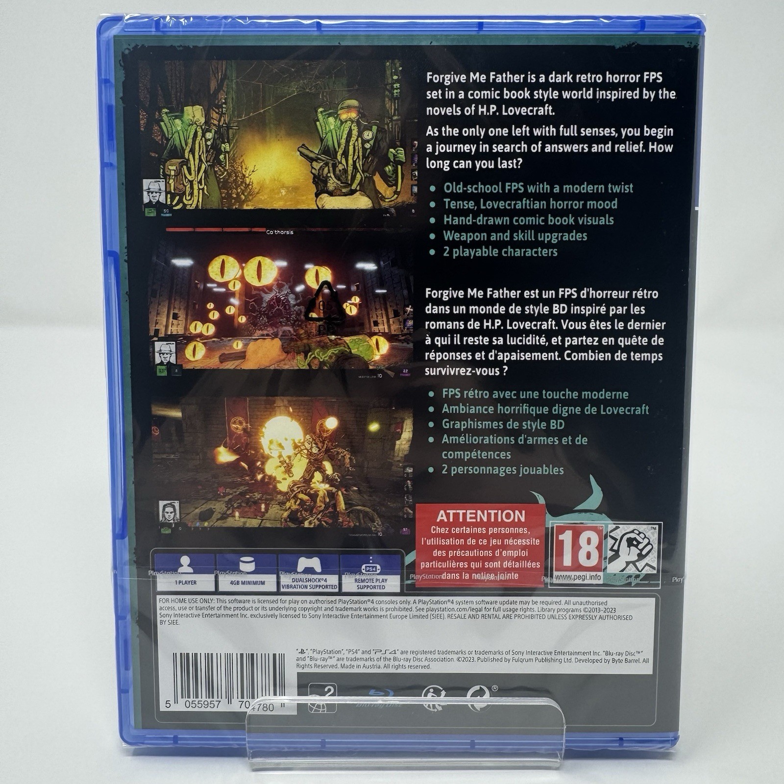 Forgive Me Father Sony PlayStation 4 PS4 Game Brand New Sealed PAL – US Seller