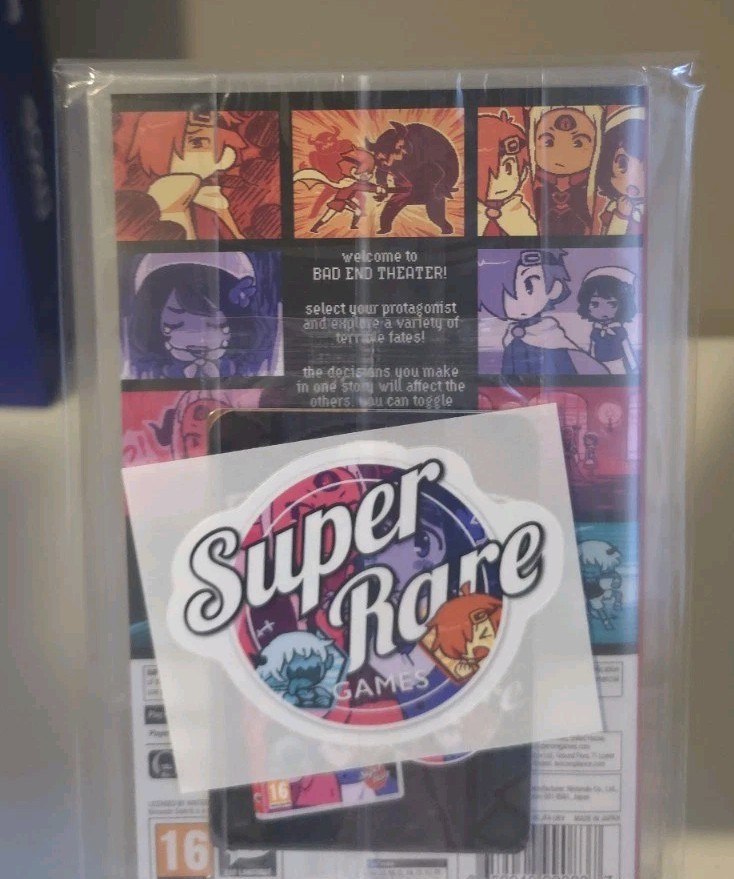 Bad End Theater (Nintendo Switch, 2025) – Super Rare Games #148 Brand New Sealed