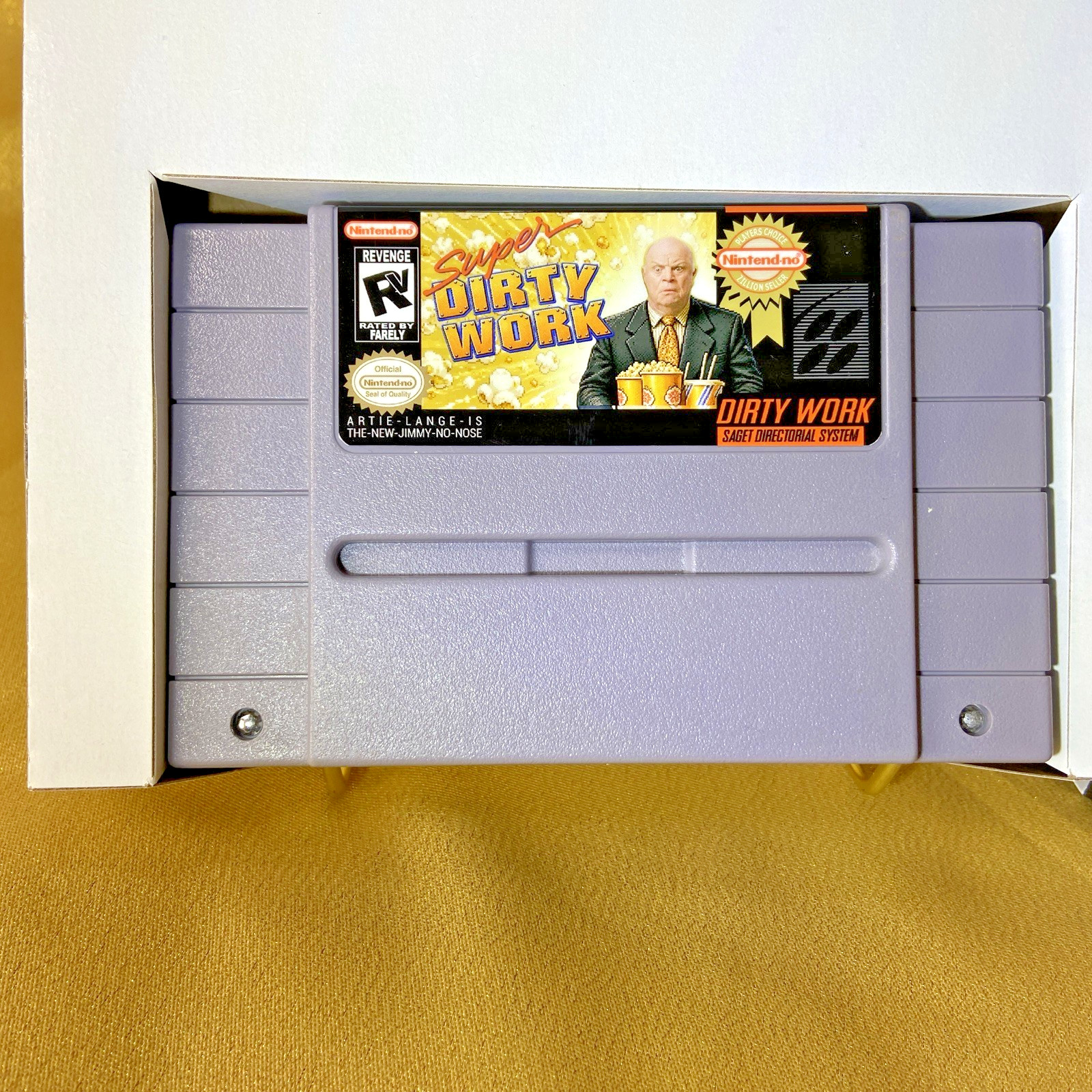 Dirty Work For Super Nintendo / SNES Norm MacDonald Collectible Retro Gift