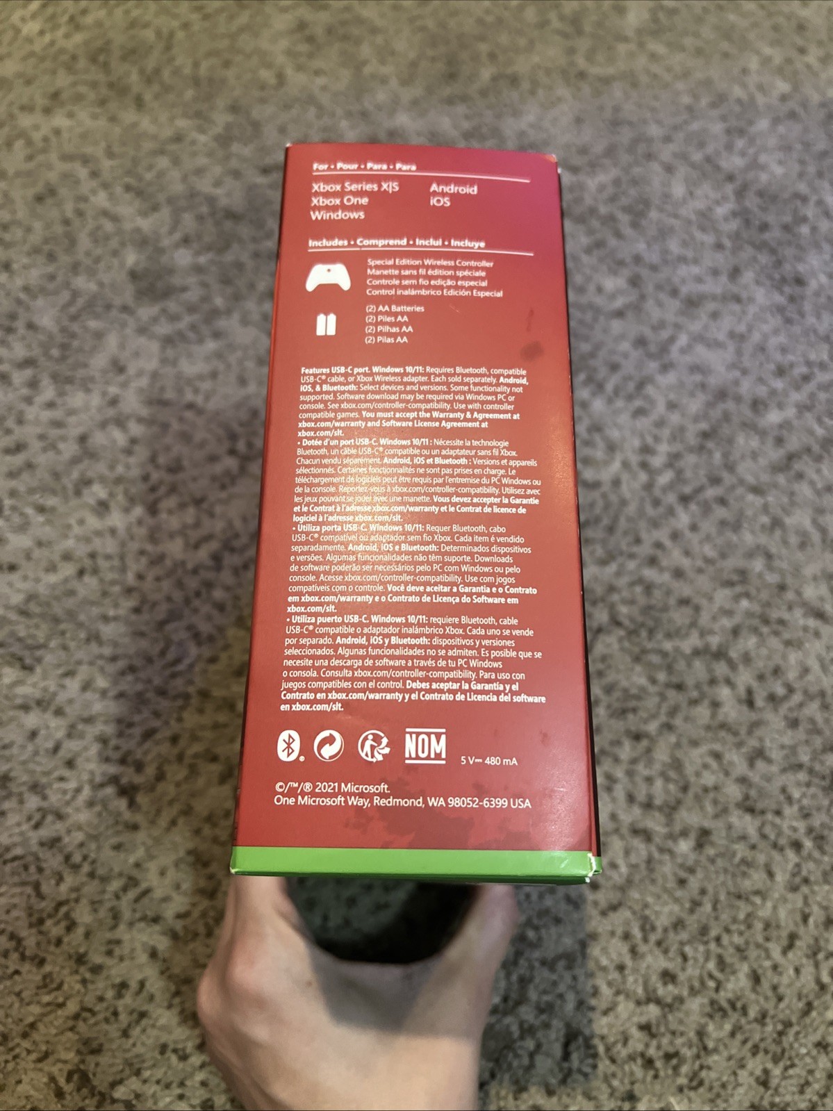Xbox Series X|S Special Edition Controller Daystrike Camo Box Only