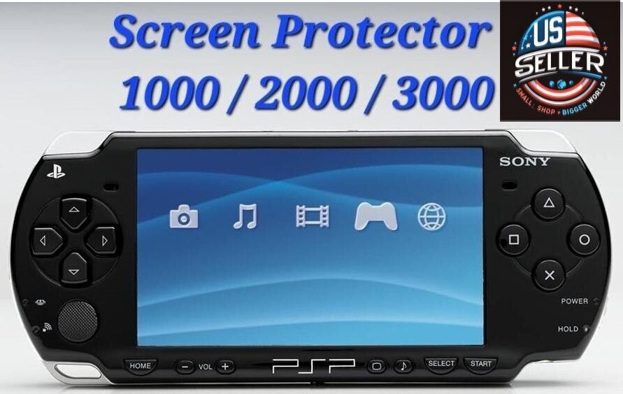 Sony PSP Screen Protector – PET Materials, Fits Models 1000/2000/3000 X3 AB