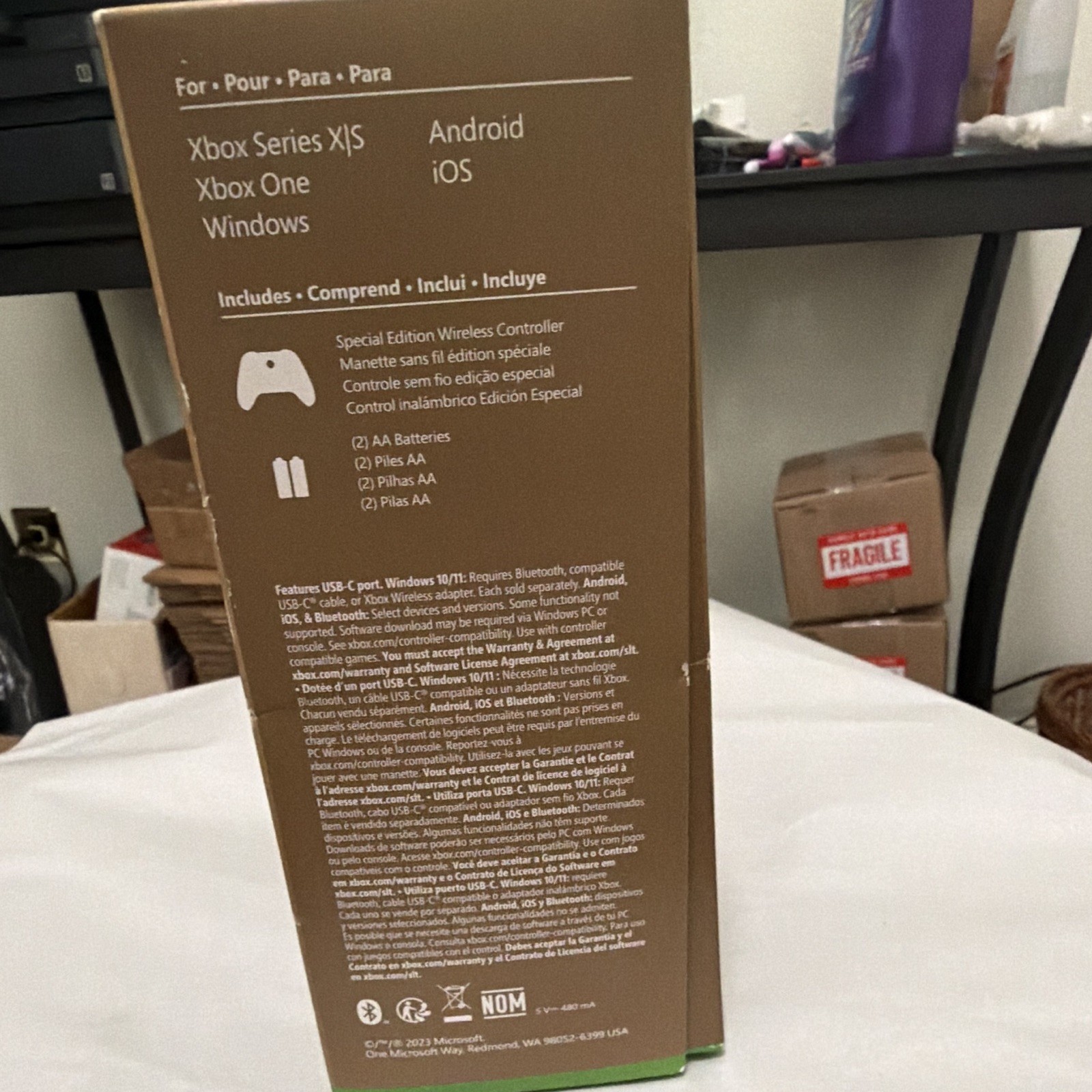 Hall Effect Xbox Gold Shadow Special Edition Wireless Controller