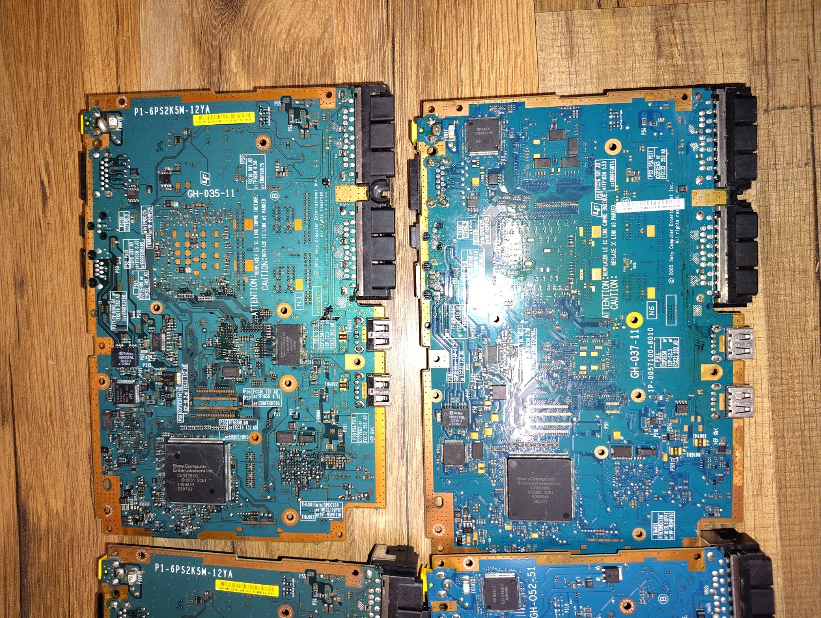 Sony PS2 Slim Motherboard Lot Of 4 Various Models No AV Power Part Or Repair
