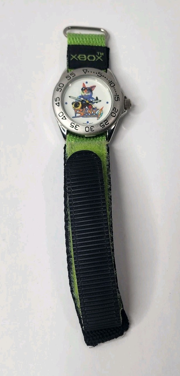Microsoft Xbox Promotional Watch – Blinx The Time Sweeper – NEEDS NEW BATTERY
