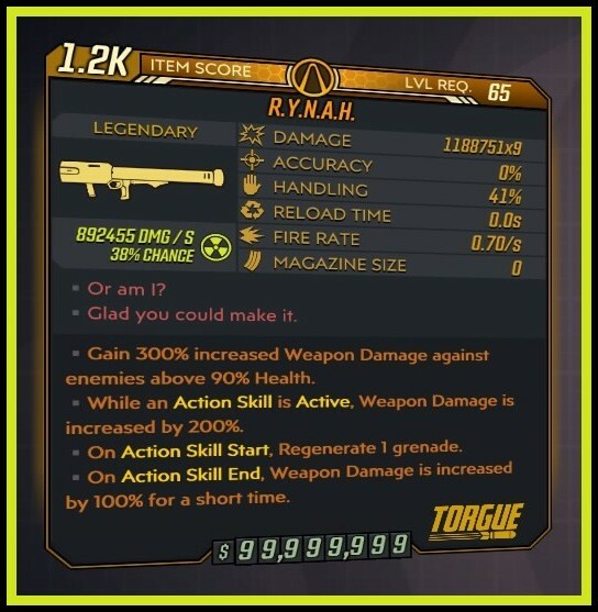All Platforms Borderlands 3 Modded R.Y.N.A.H, Best Launcher, Unlimited Ammo!