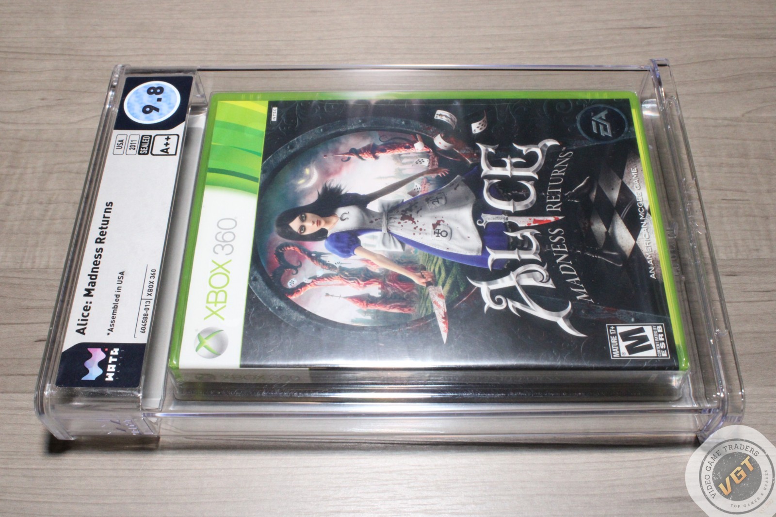 WATA 9.8 A++ – Alice: Madness Returns Xbox 360 2011 NEW! – RARE!