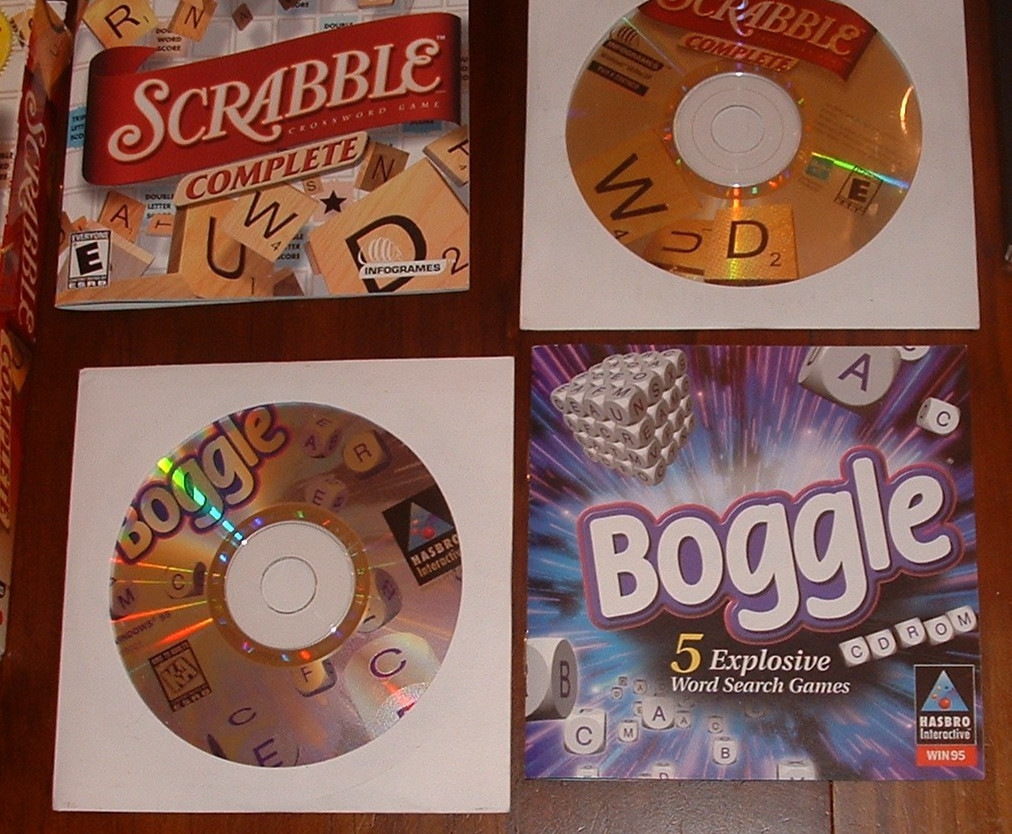 Scrabble 2002 Complete Crossword Game (PC CD Rom) Windows 98/Me/XP- W/BOGGIE CIB