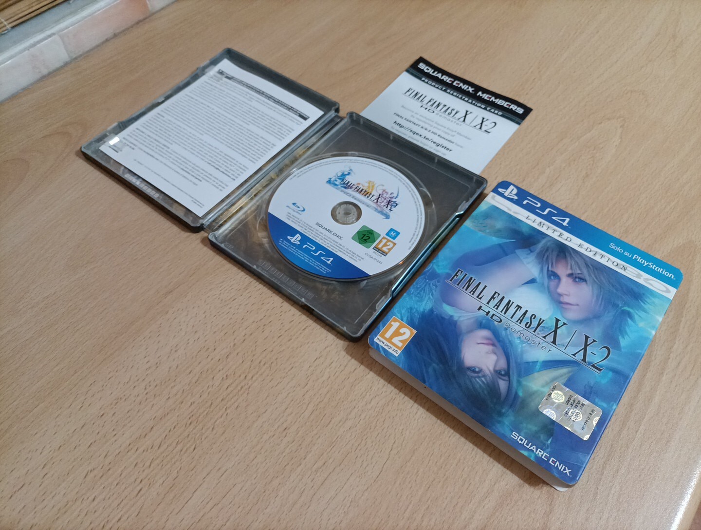 Final Fantasy X | X-2 HD Remaster Steelbook Vers. Italy PS4 USED MINT!!