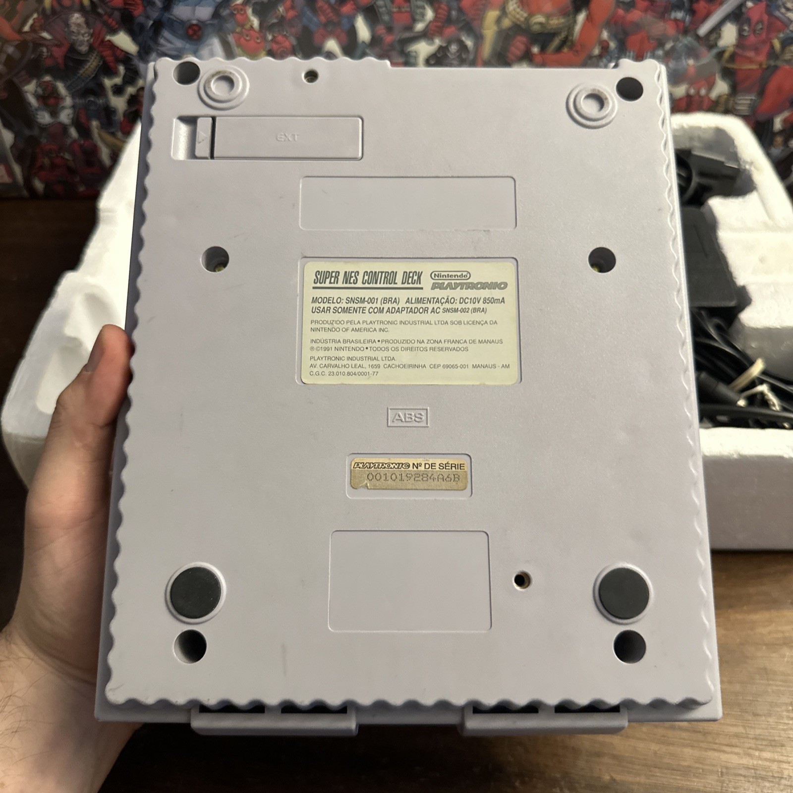 Playtronic Super Nintendo SNES Console Super Set Brazil – Complete W Super Mario