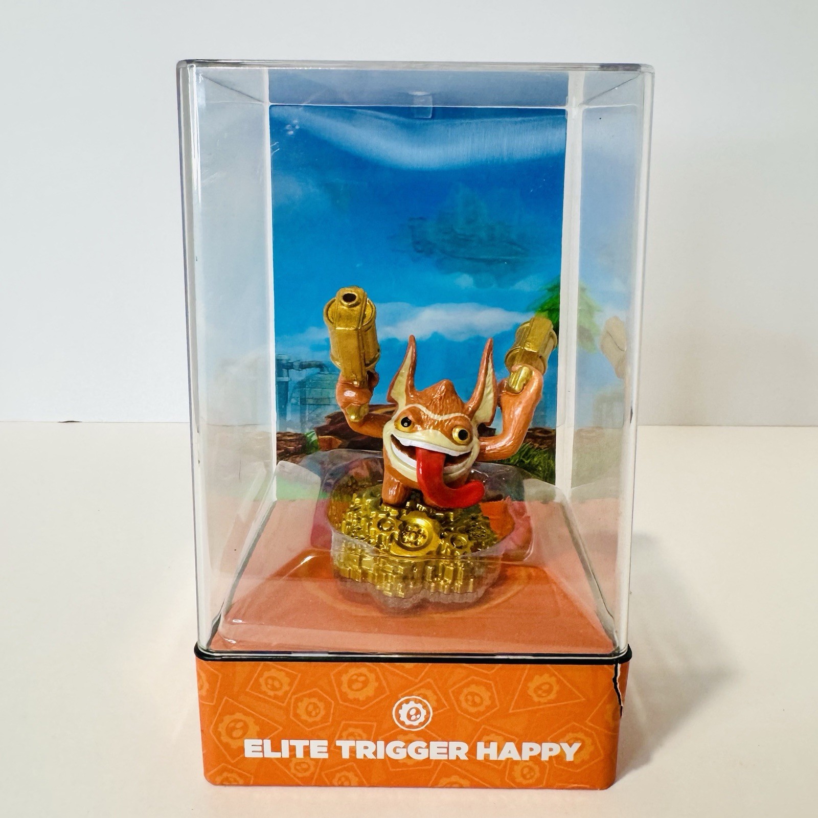 Skylanders Trap Team Eon’s Elite Trigger Happy w/ Display Case