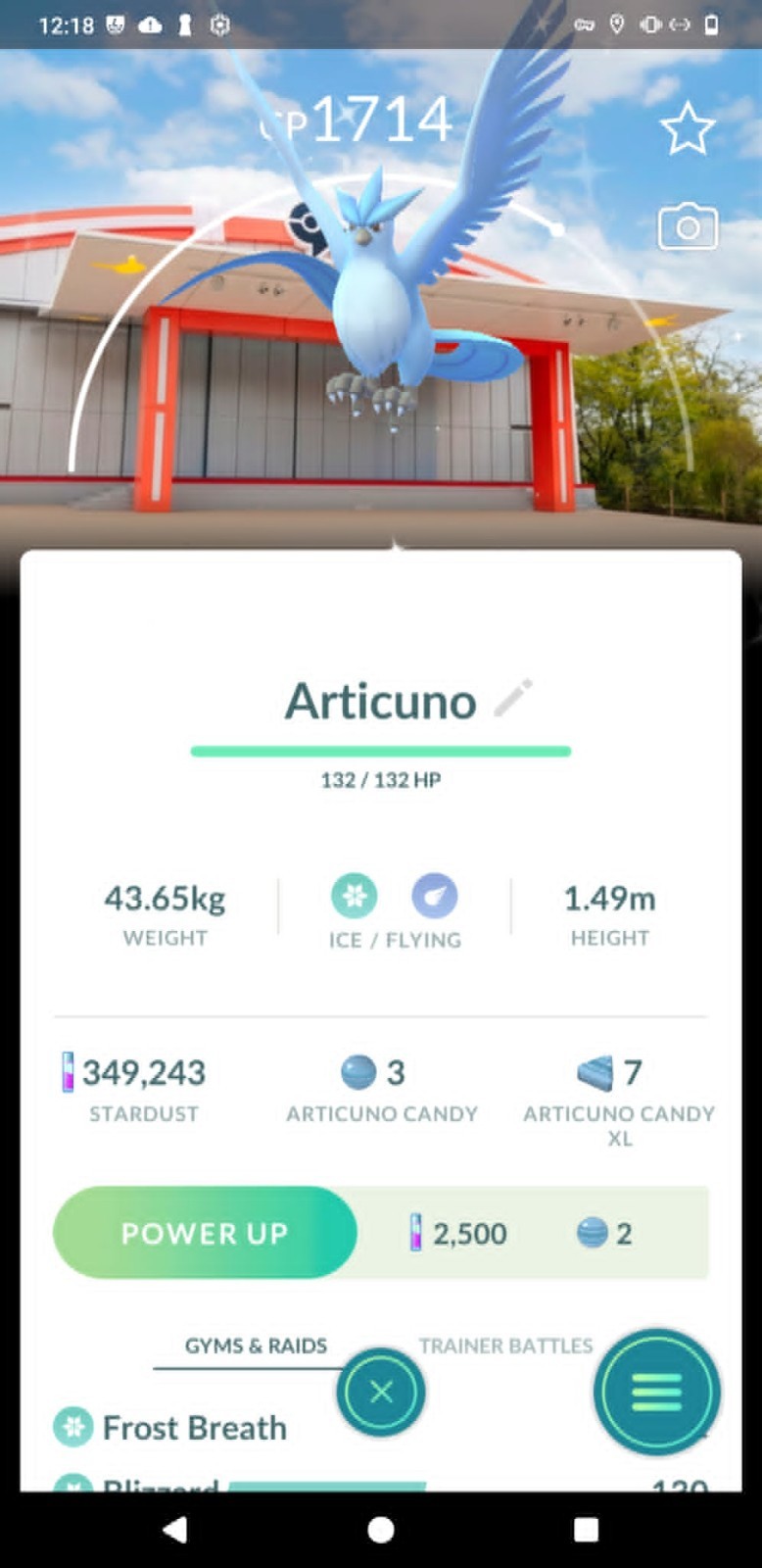 New Shiny Articuno PokePark KANTO Background 2025 – TRADE 20kstardust