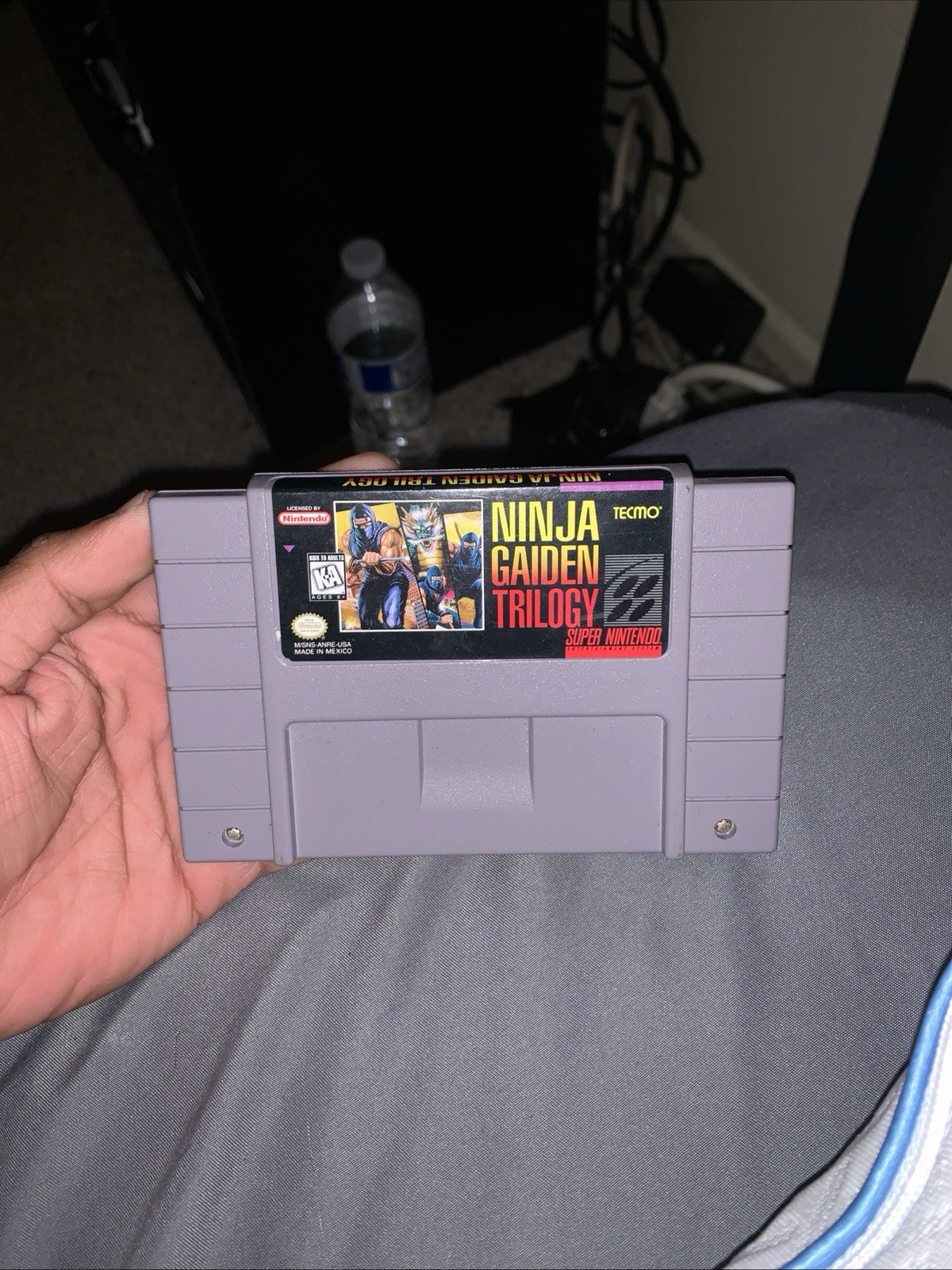 Tecmo Ninja Gaiden Trilogy SNES Cartridge NTSC-U/C 1995 Ninja Gaiden Series