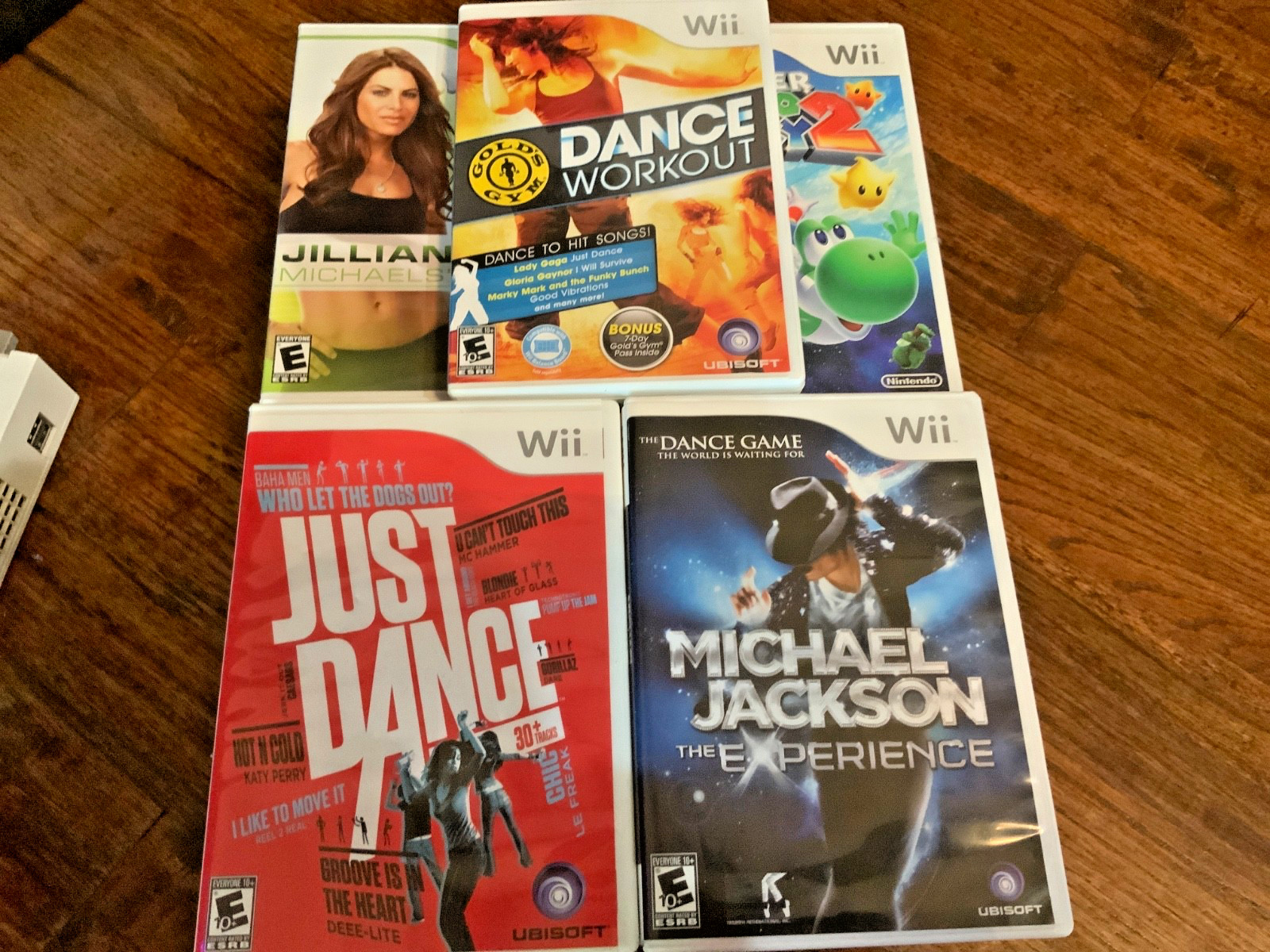 Wii Bundle – 30+ Games, Controllers, Chucks, Dance Pad, Balance Pad, Skateboard