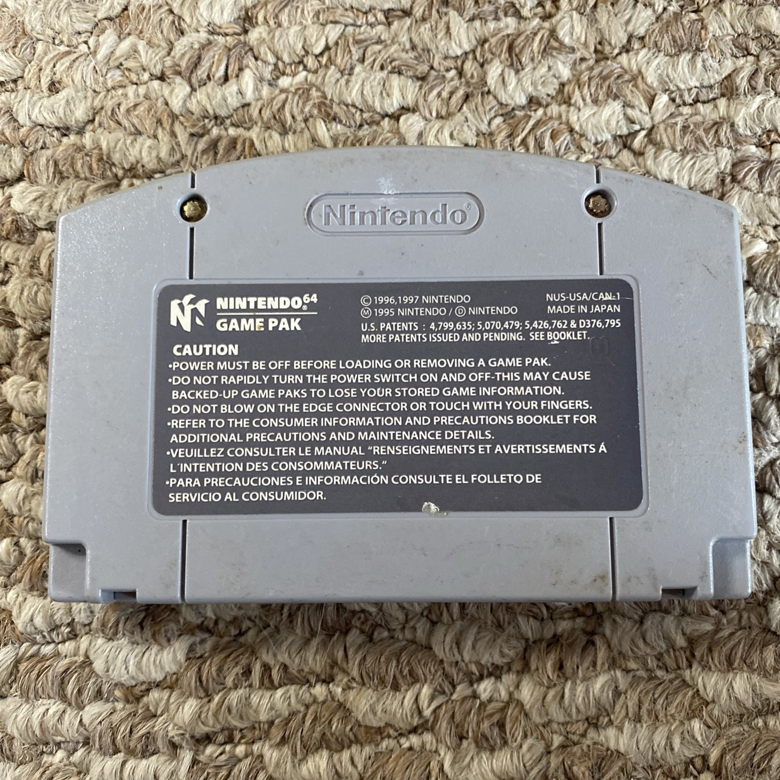 Midway’s Greatest Arcade Hits Vol 1 – Authentic N64 Nintendo 64 Game