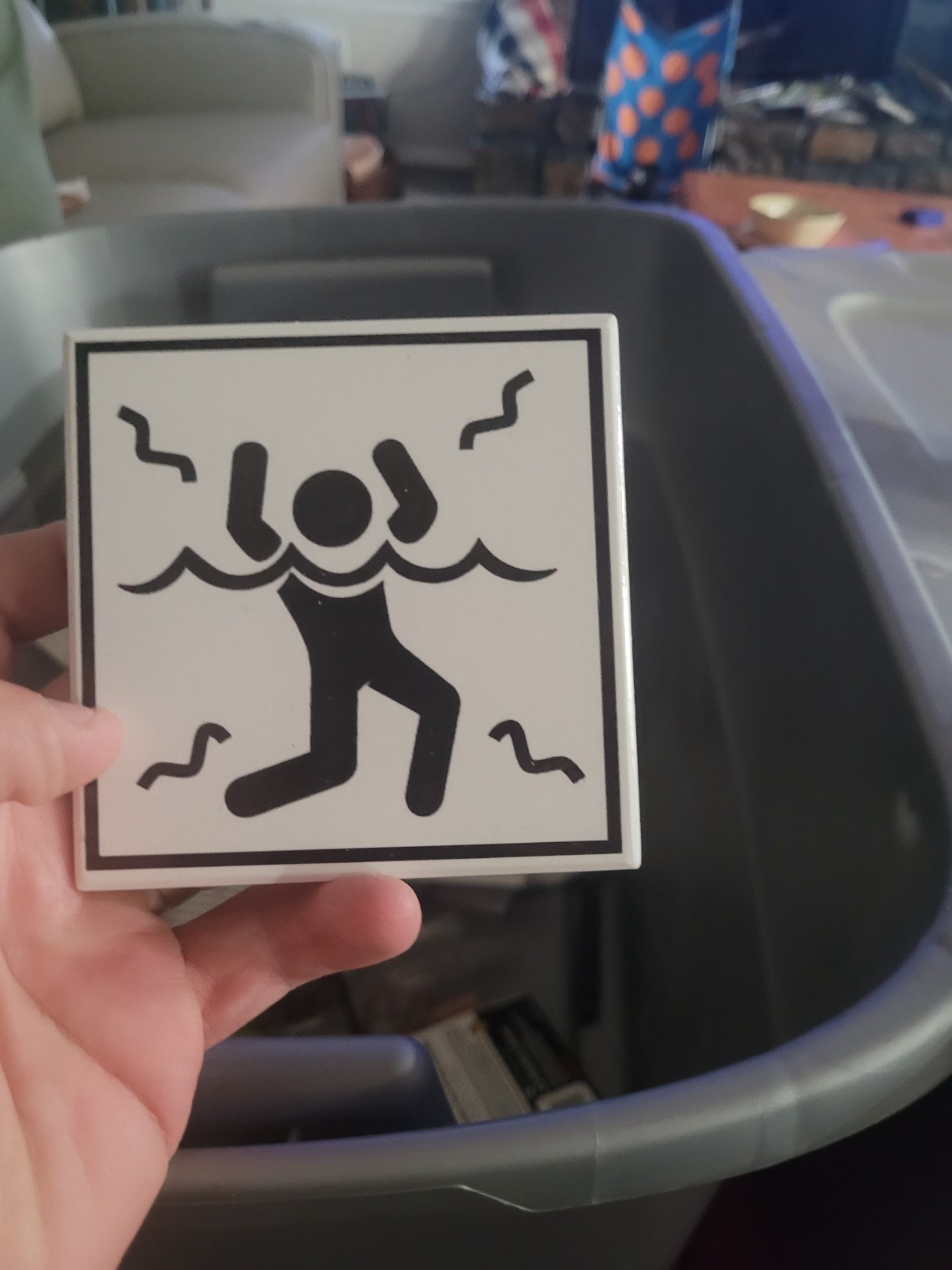 Portal Coasters from Xbox Game (White and Black)
