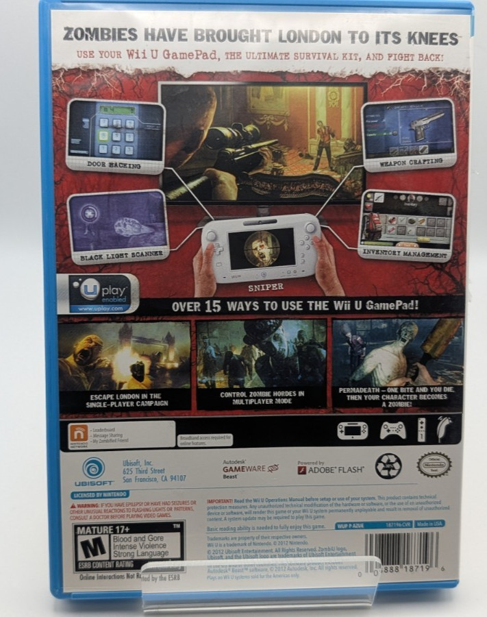ZombiU (Nintendo Wii U, 2012)