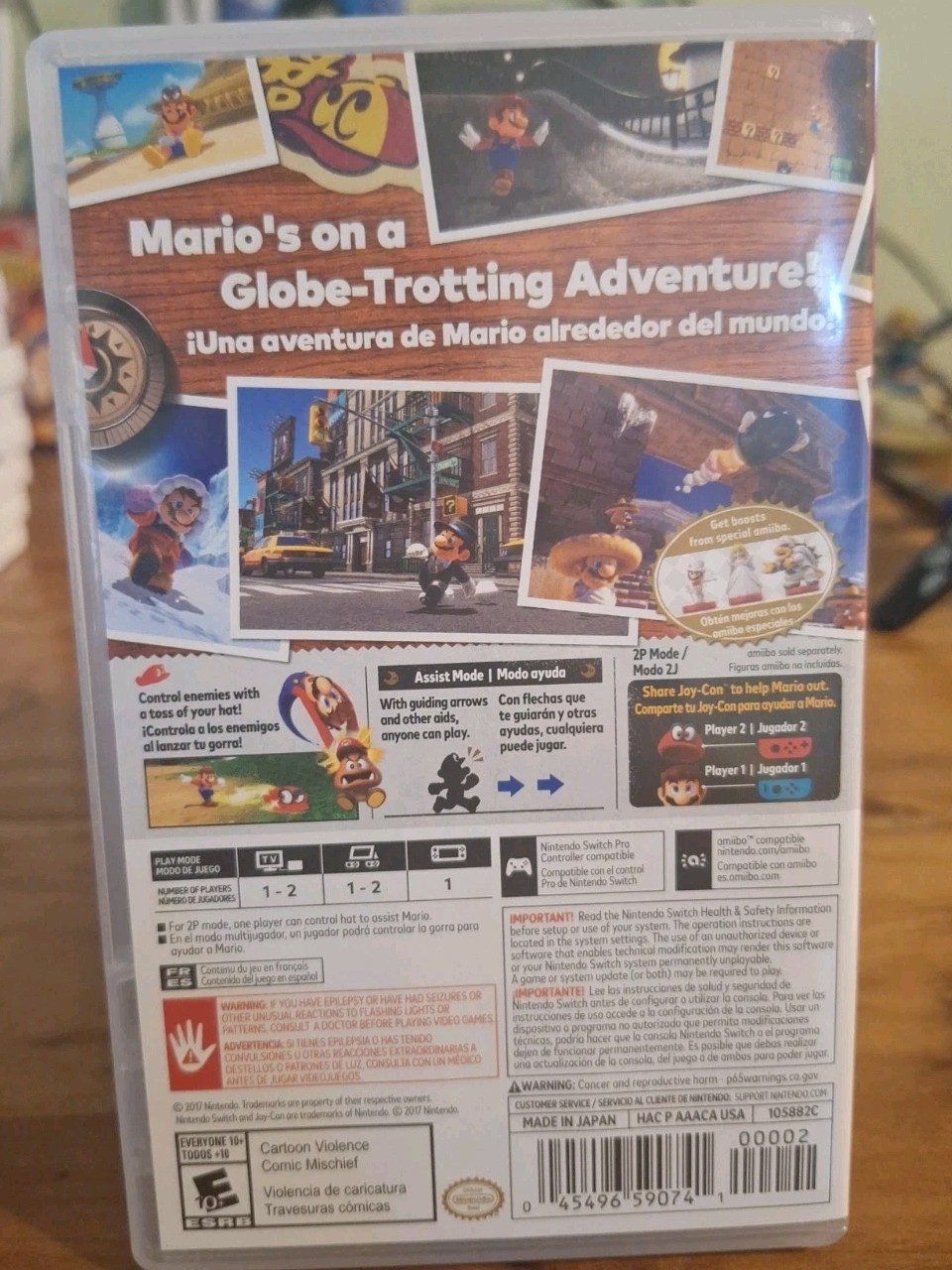 Super Mario Odyssey – Nintendo Switch Tested Working Authentic Fast Shipping