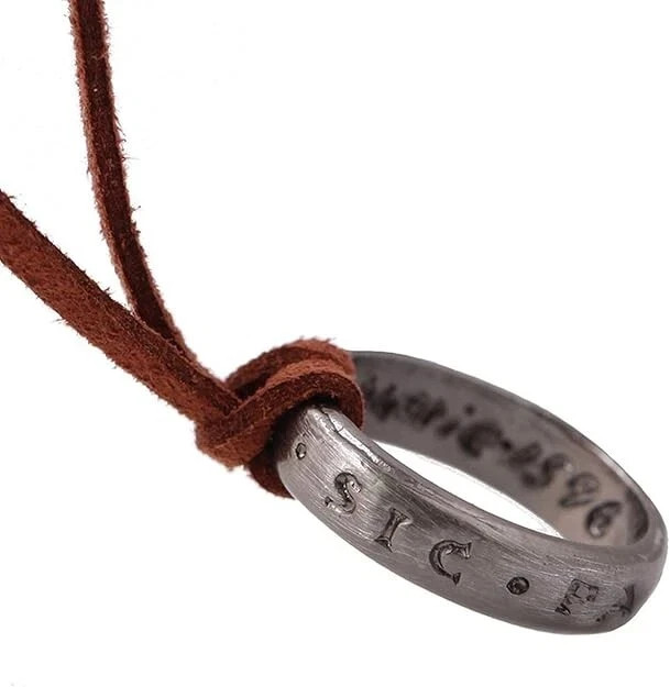 Uncharted Nathan Drake’S Ring with Necklace Strap from Collector’S Edition