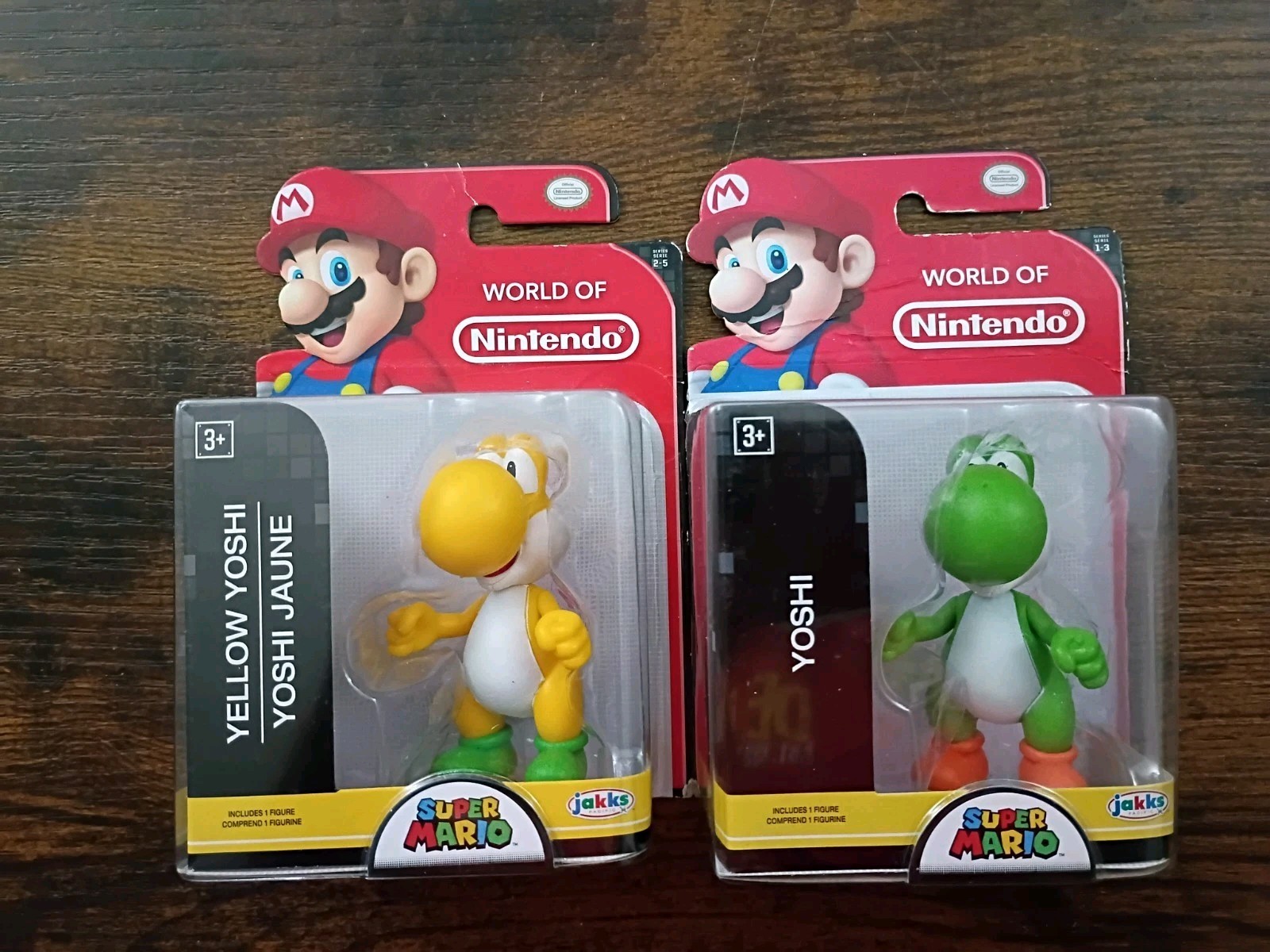 2.5″ YOSHI 7-PK Super Mario World of Nintendo Black Yellow Baby Blue Purple MORE