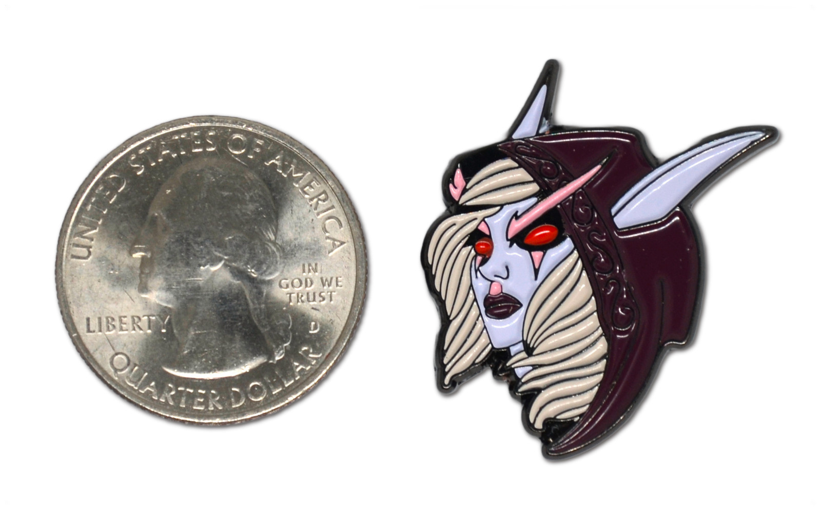 Lady Sylvanas Windrunner World of Warcraft WOW Banshee Queen Blizzard Enamel Pin