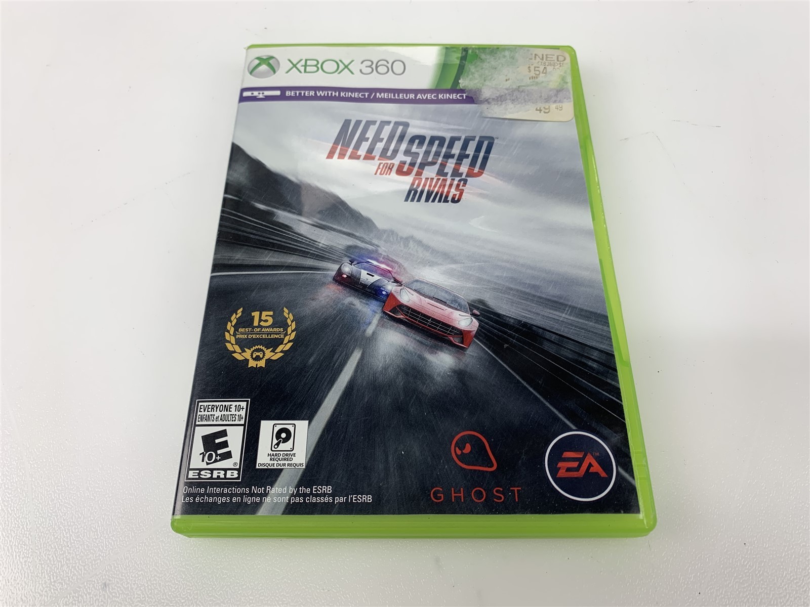 Need for Speed Rivals Microsoft Xbox 360 2013 Better With Kinect